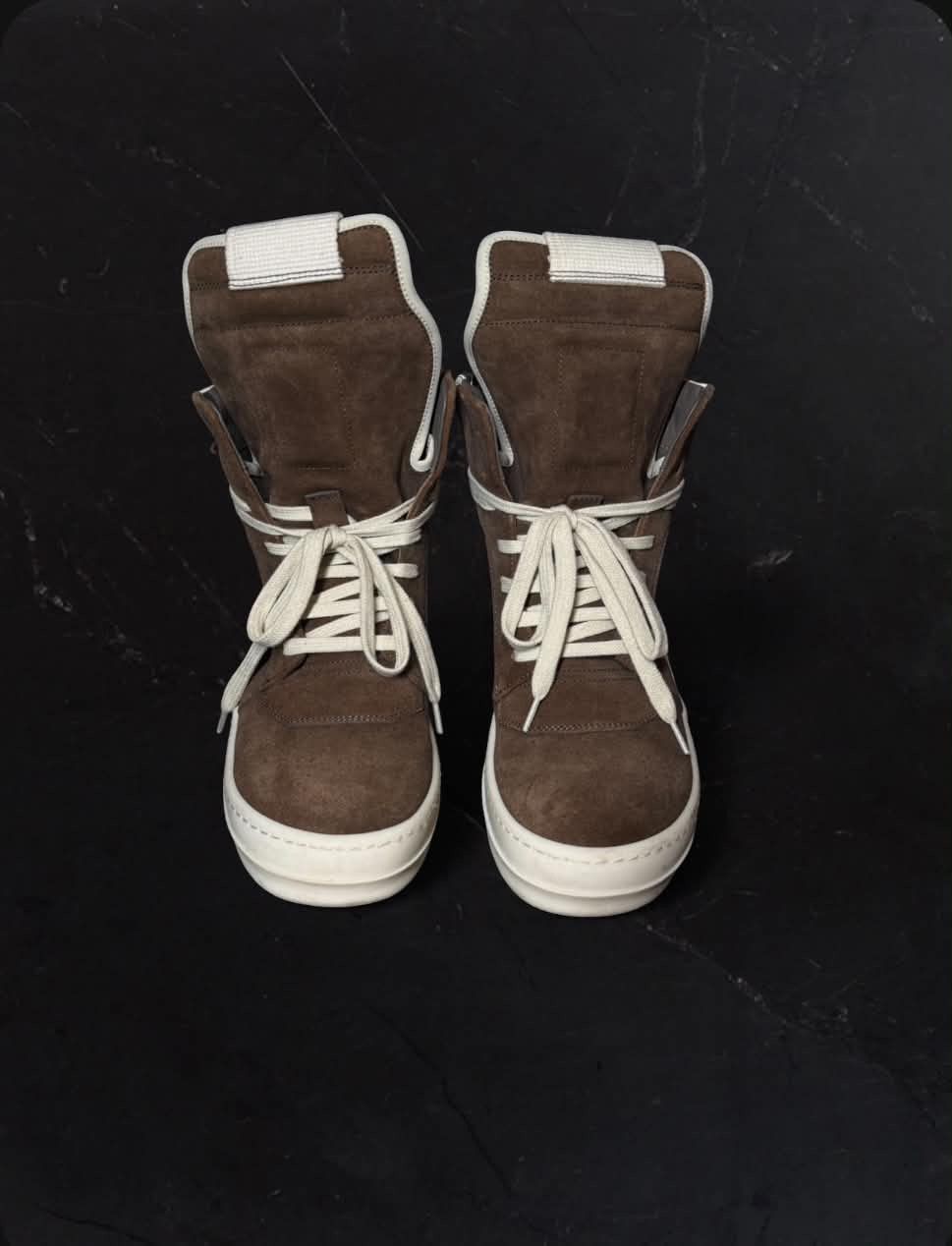 Rick Owens 2017 Rick Owens Geobasket Brown/Milk Size US 5.5 / IT 35.5 - 4 Thumbnail