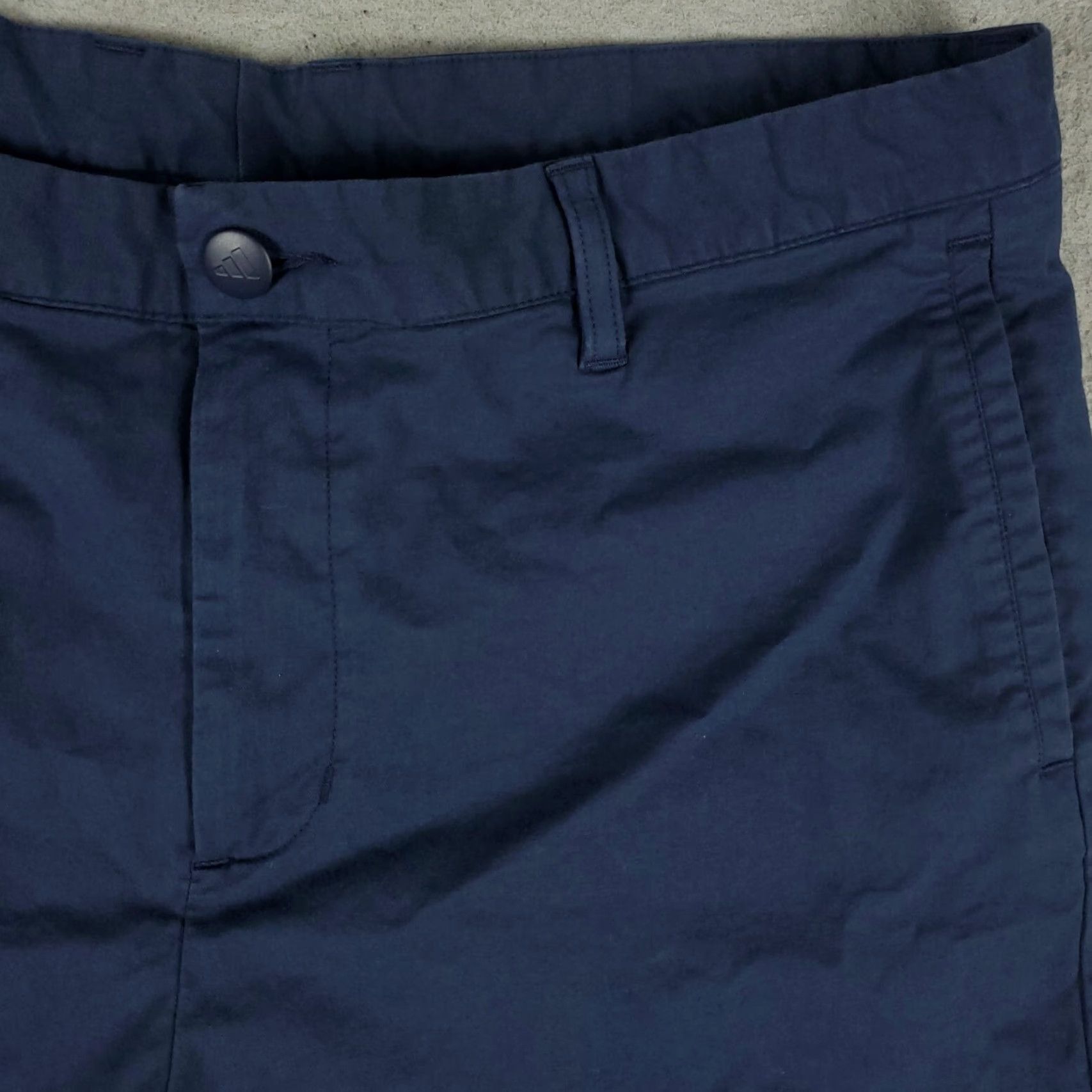 Adidas Adidas Shorts Mens 38 Blue Golf Casual Flat Front Chino Slash Pockets Size US 38 / EU 54 - 3 Thumbnail