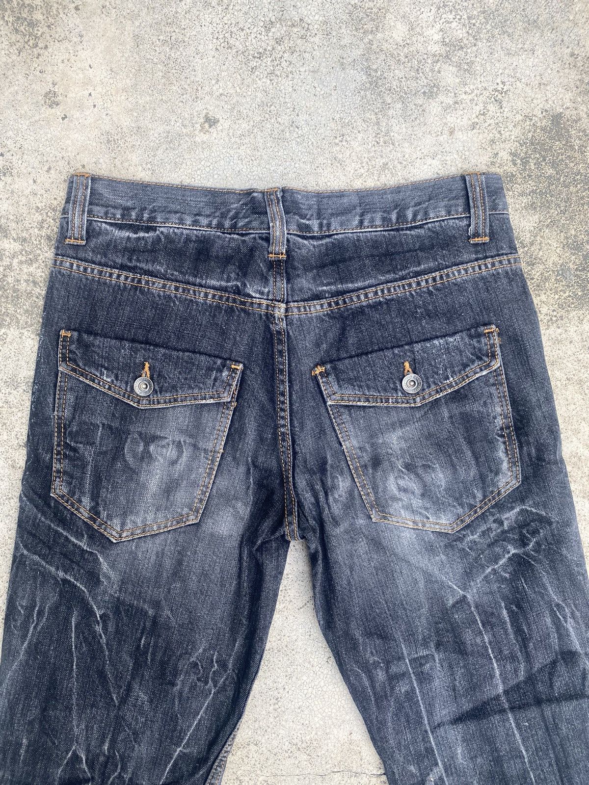 If Six Was Nine × Japanese Brand Flare Jeans Antful Distressed Clawmark Splash Size US 30 / EU 46 - 22 Thumbnail