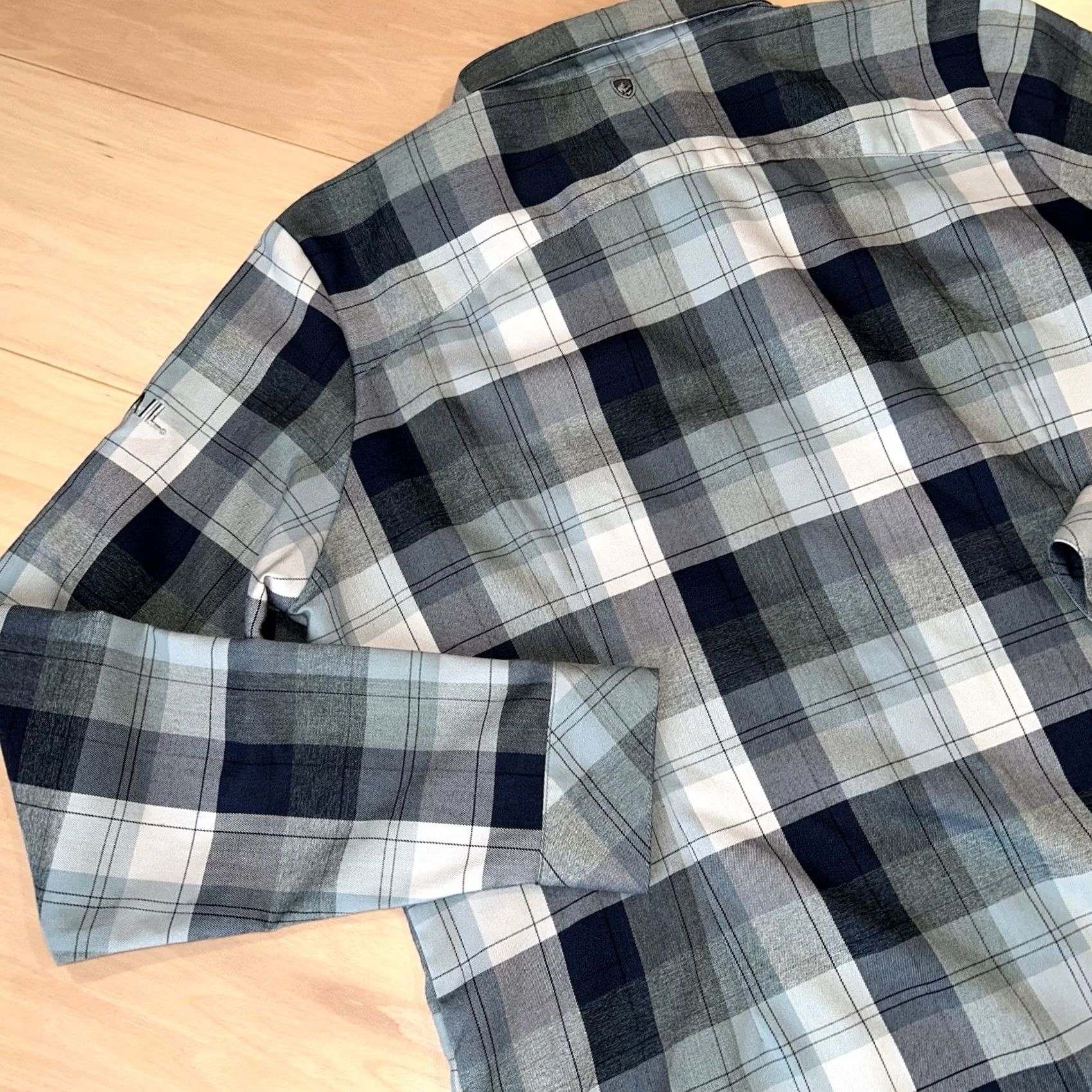 Vintage VINTAGE Kuhl Tess Flannel Button Up Shirt Long Sleeve Women's XL Blue Plaid Pocketed Casual Shirt Size XL / US 12-14 / IT 48-50 - 5 Thumbnail