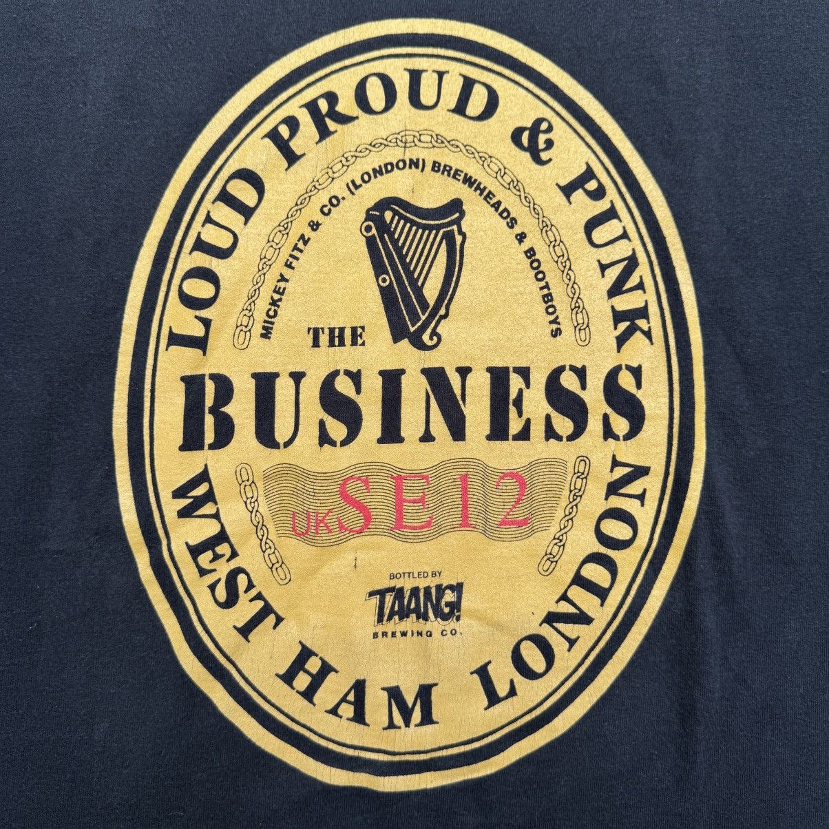 Vintage The Business Band tshirt