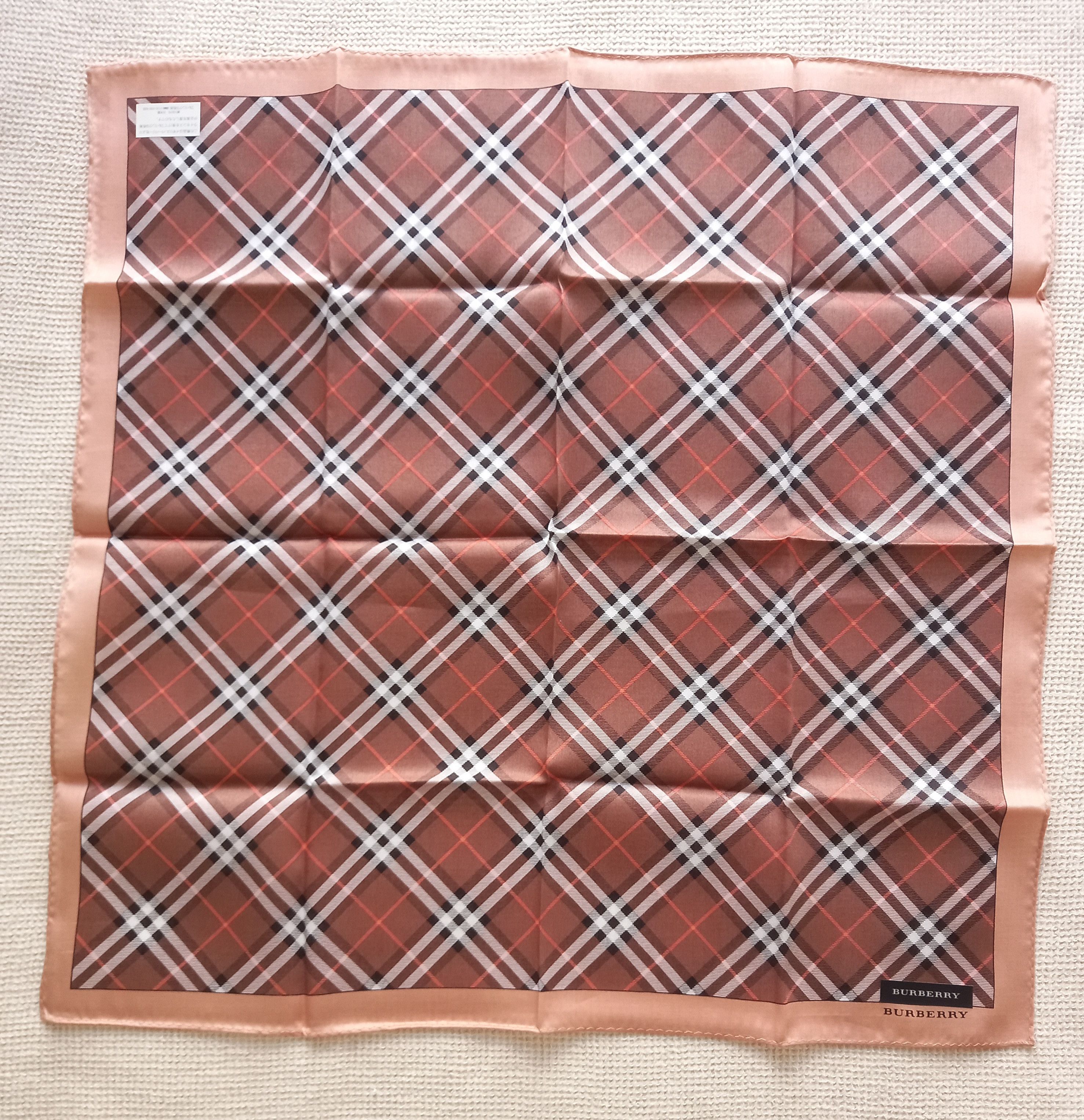 Burberry × Vintage NEW Burberry bandana handkerchief neckerchief nova check Size ONE SIZE - 4 Thumbnail