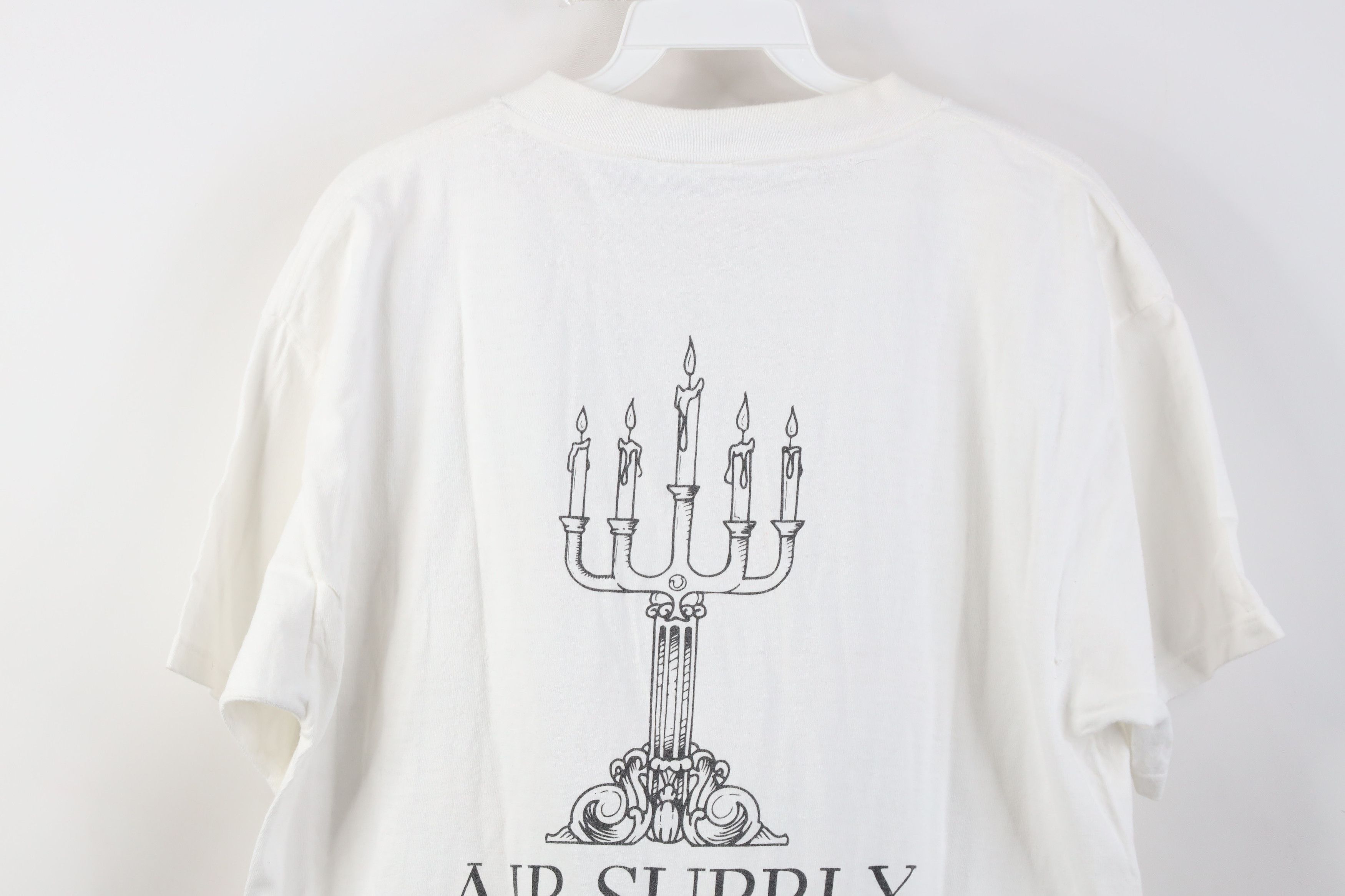 Vintage Vintage 90s Air Supply Band Australia Short Sleeve T-Shirt Size US L / EU 52-54 / 3 - 11 Thumbnail
