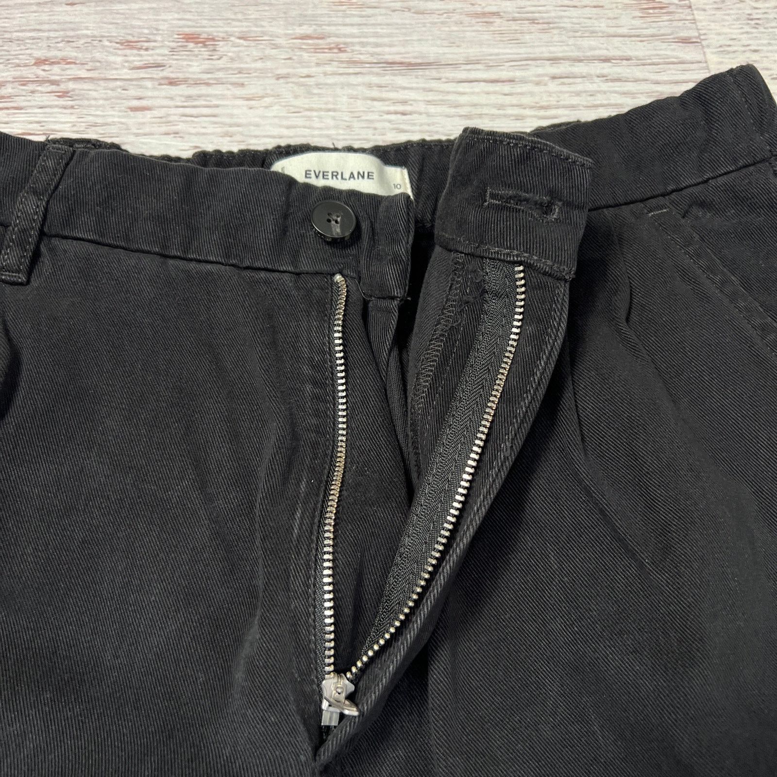 Everlane Everlane Tencel Wide Leg Chino Pants Womens 10 Size 32" / US 10 / IT 46 - 4 Thumbnail
