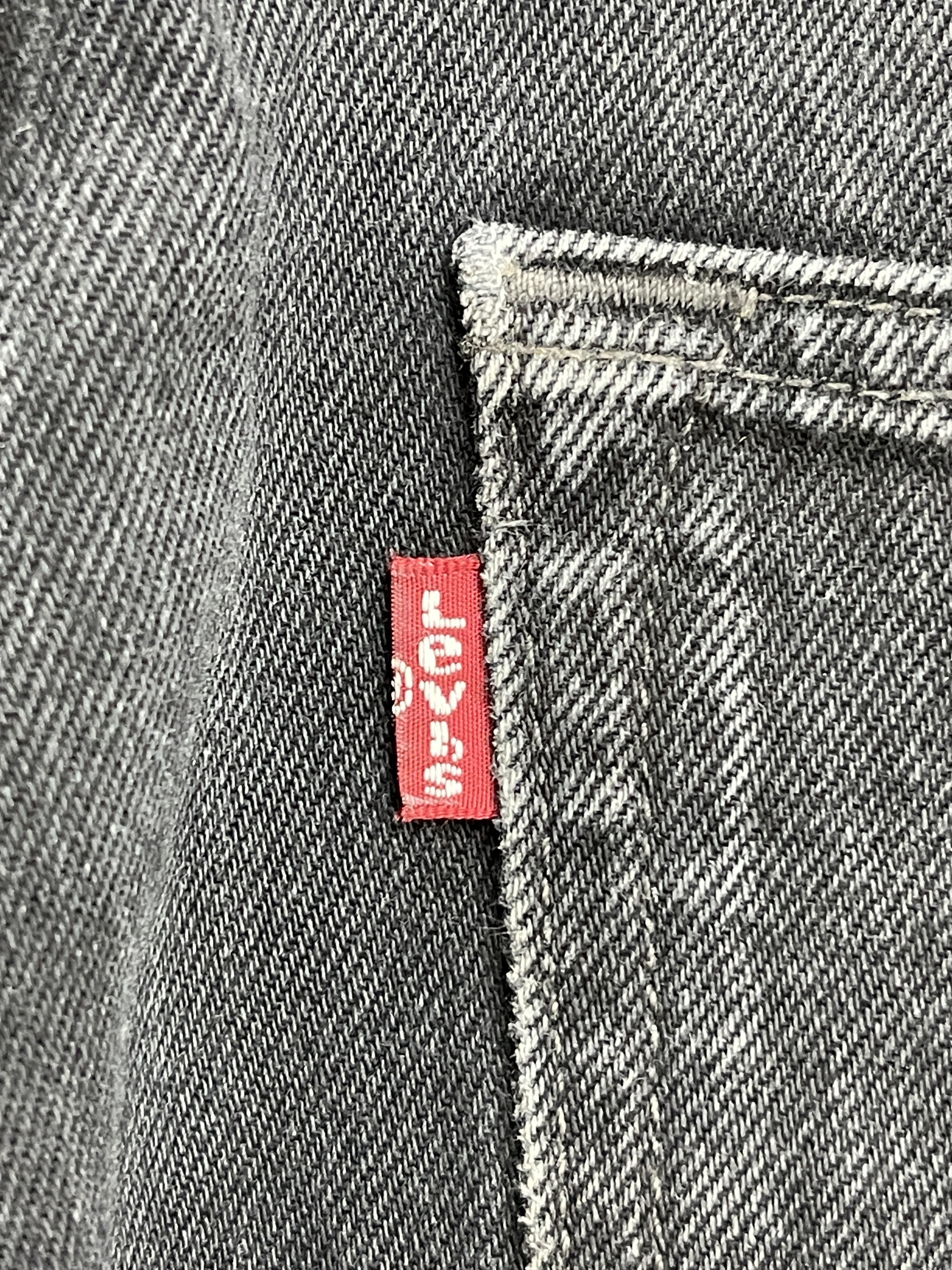 Levi's × Vintage Vintage Levi's 501 Super Black Denim Jeans Size US 36 / EU 52 - 6 Thumbnail