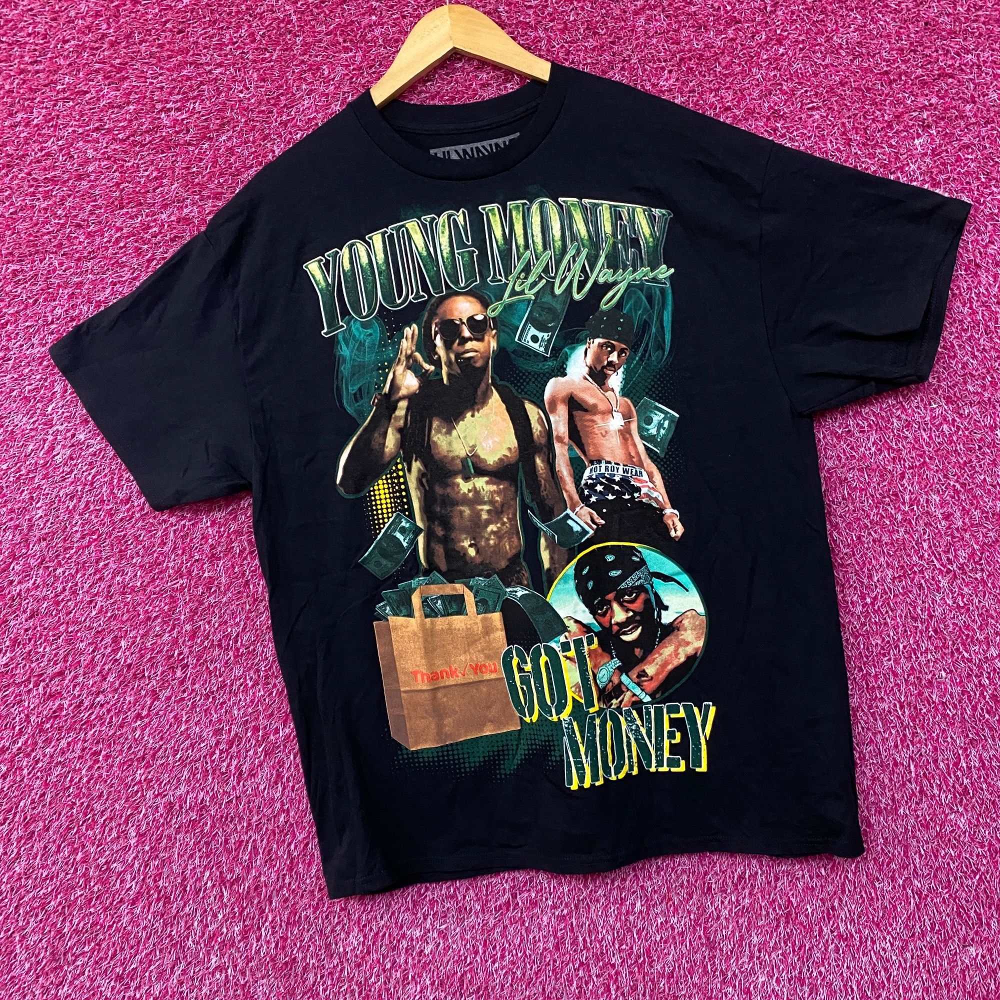 Lil Wayne Lil Wayne Young Money Got Money Themed T-Shirt XL Size US XL / EU 56 / 4 - 3 Thumbnail