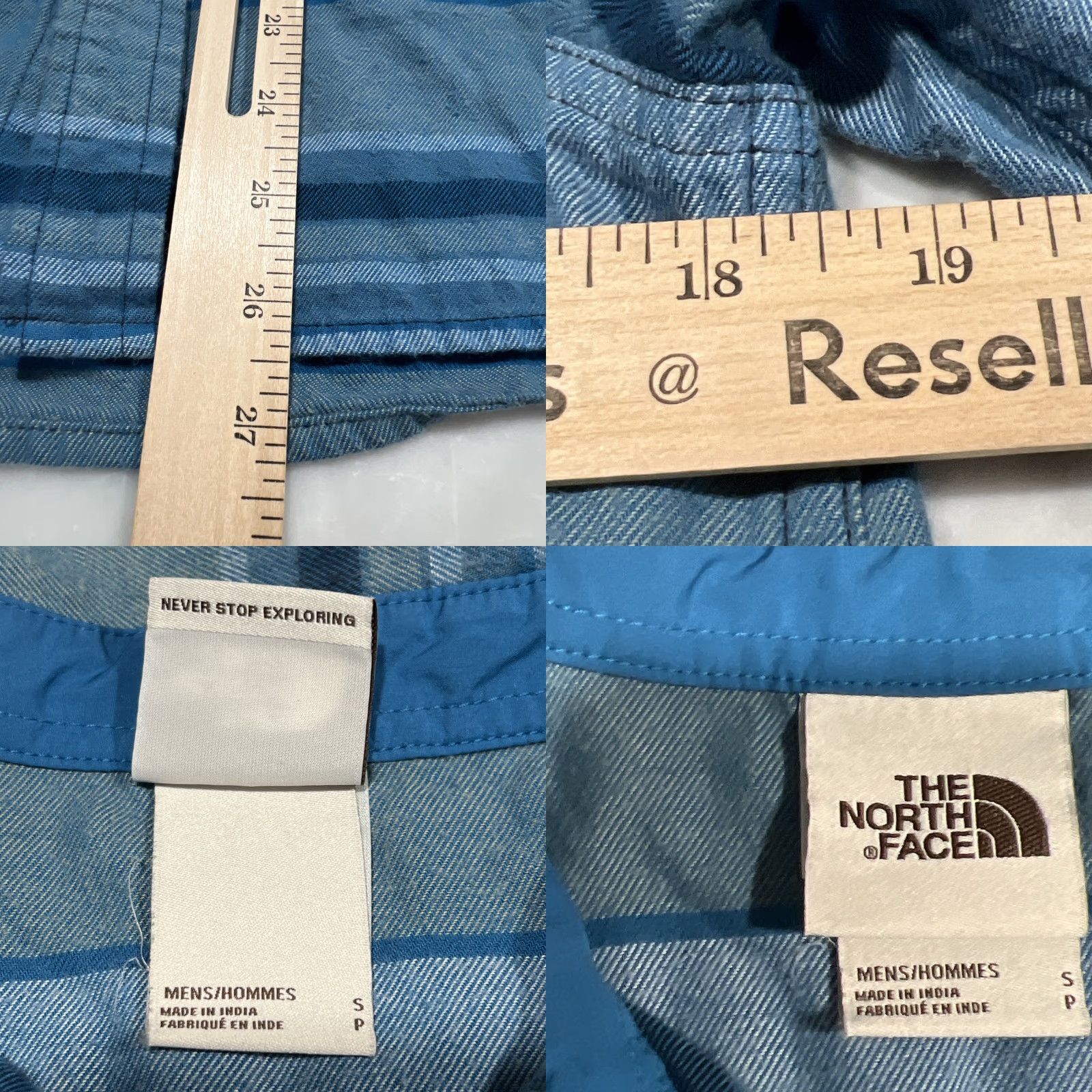 The North Face VINTAGE The North Face Flannel Shirt Men Small Blue Stripes Brown Label Outdoor Shirt Men Small Blue Stripes Brown Label Outdoor Size US S / EU 44-46 / 1 - 9 Thumbnail
