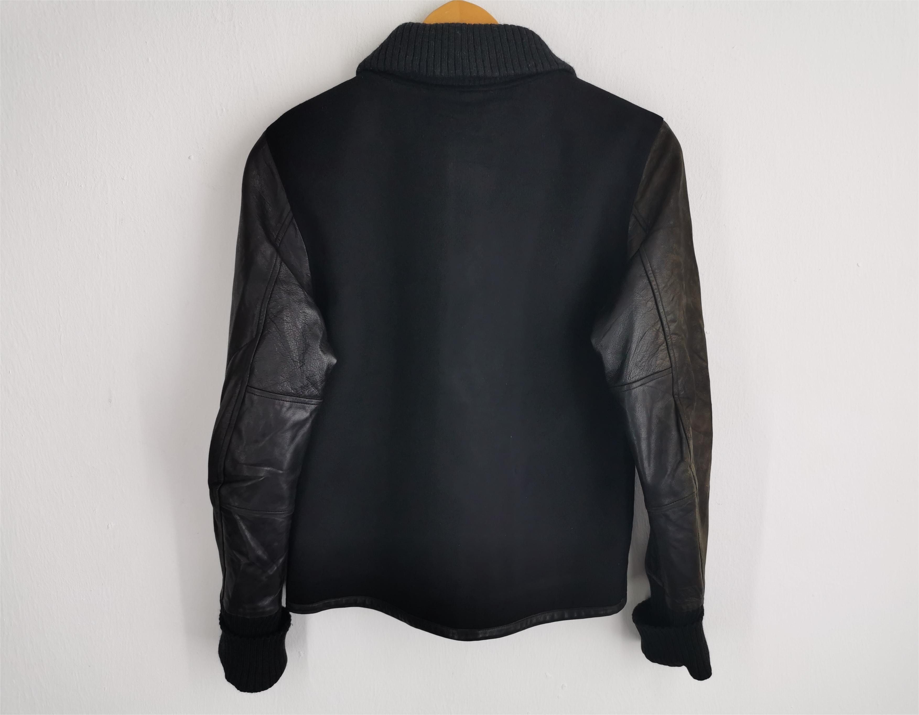 Japanese Brand Distressed Vintage 90s Slow Gun & Co Wool Varsity Jacket Size US M / EU 48-50 / 2 - 2 Thumbnail