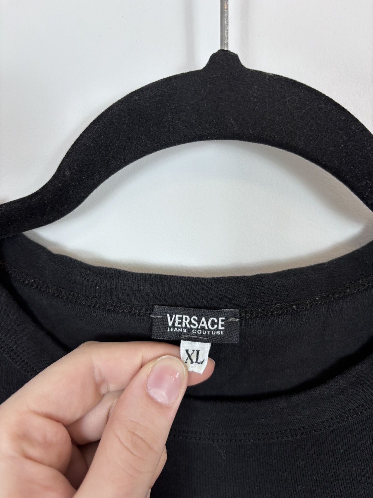Versace Jeans Couture Versace Jeans Couture Vintage Monogram Black Long Sleeve Tee Size US M / EU 48-50 / 2 - 7 Thumbnail