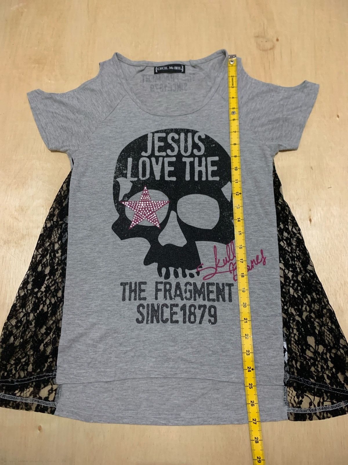 20471120 × If Six Was Nine × Japanese Brand Vintage Cecil Mc BEE Skull Tshirt Ifsixwasnine punk style Size M / US 6-8 / IT 42-44 - 12 Thumbnail