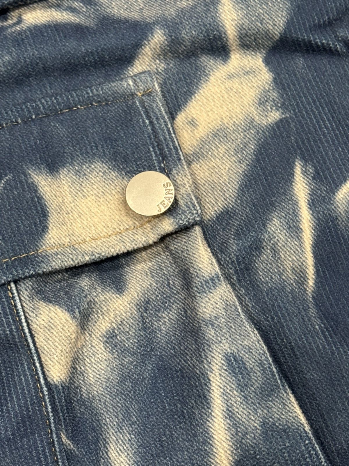 Other Bleached Denim Cargo Pants | Tie-Dye Utility Pants Size US 30 / EU 46 - 8 Thumbnail