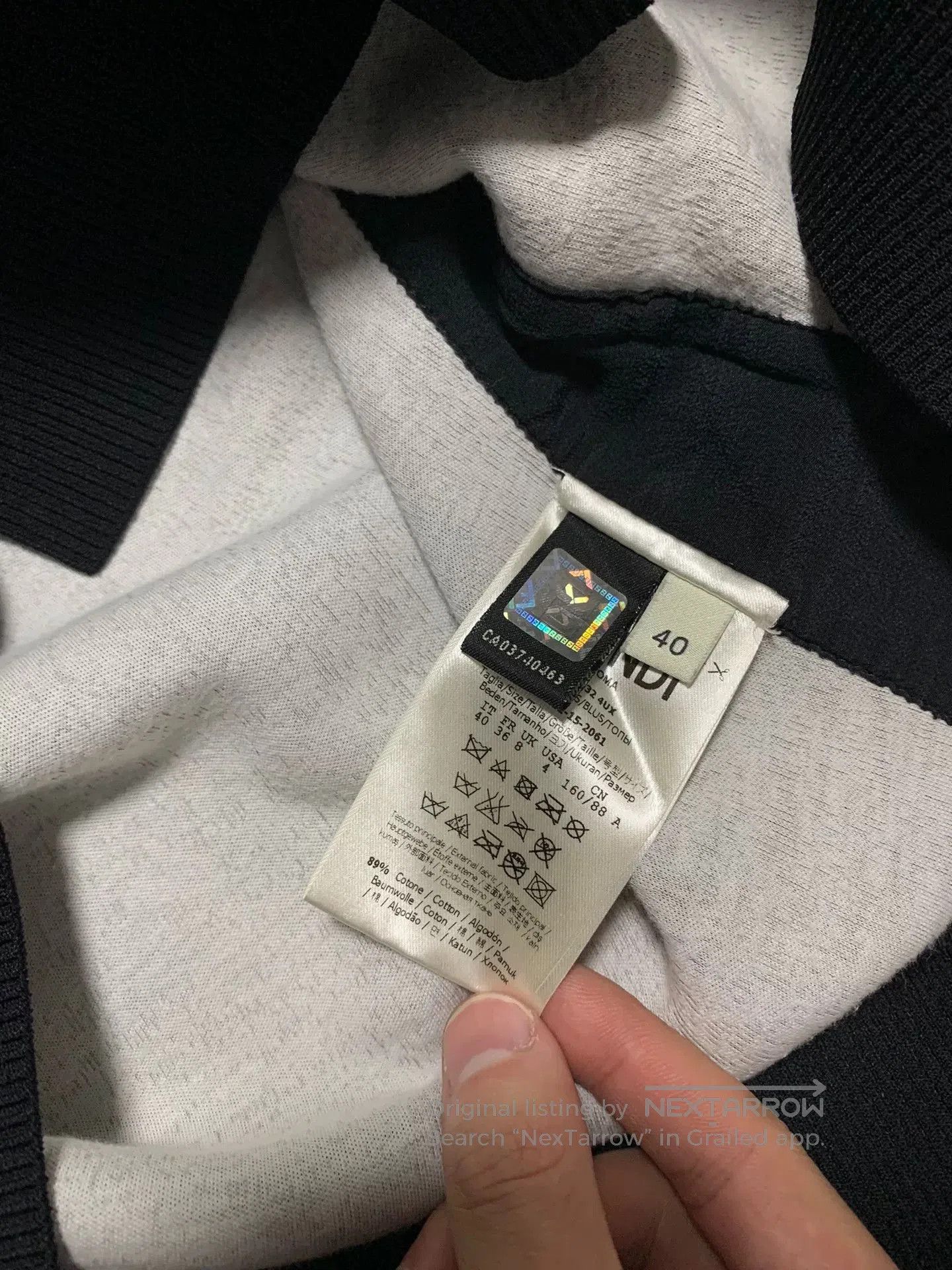 Fendi FENDI Colorful Detachable Logo Sweatshirt. Size US XXS / EU 40 - 5 Thumbnail
