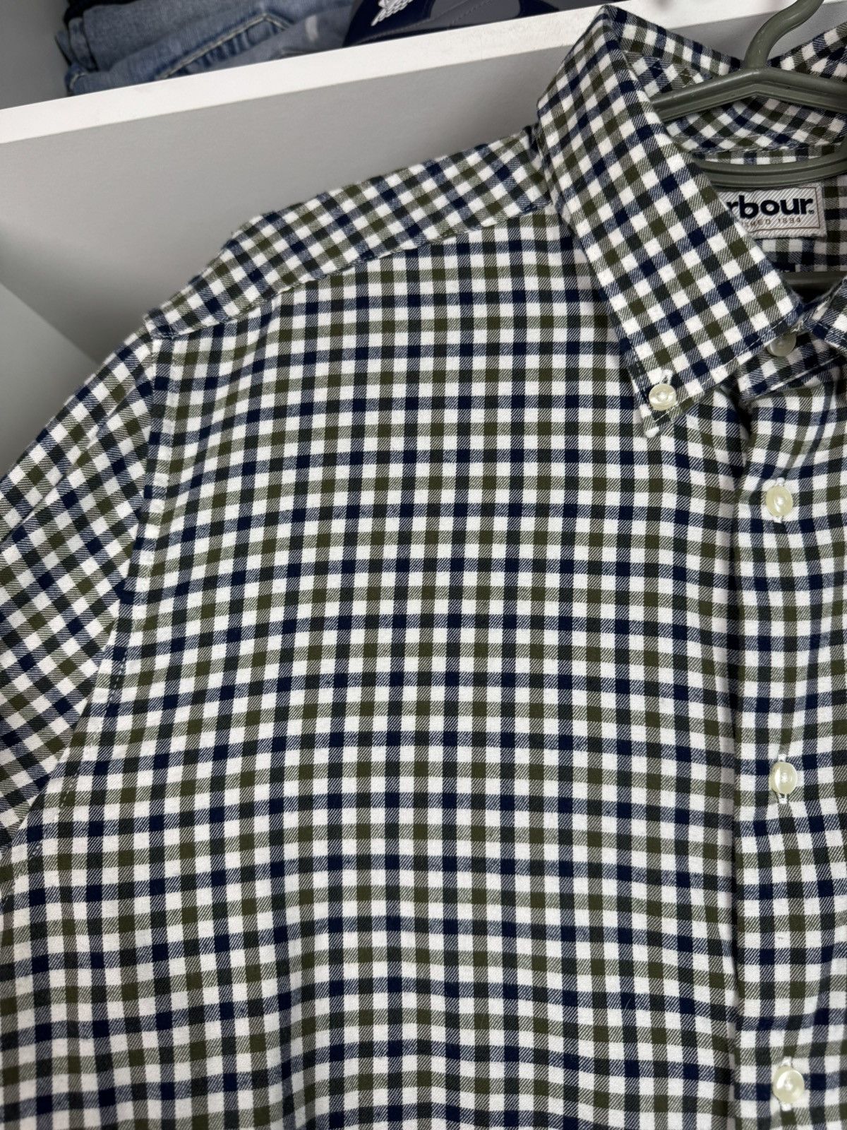 Barbour Barbour Finkle Tailored Gingham Shirt Mens Size US M / EU 48-50 / 2 - 10 Thumbnail