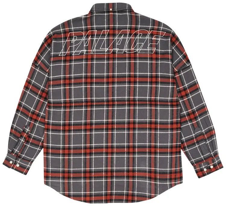 Palace Palace Back Drop Shirt - Grey Large Size US L / EU 52-54 / 3 - 1 Thumbnail