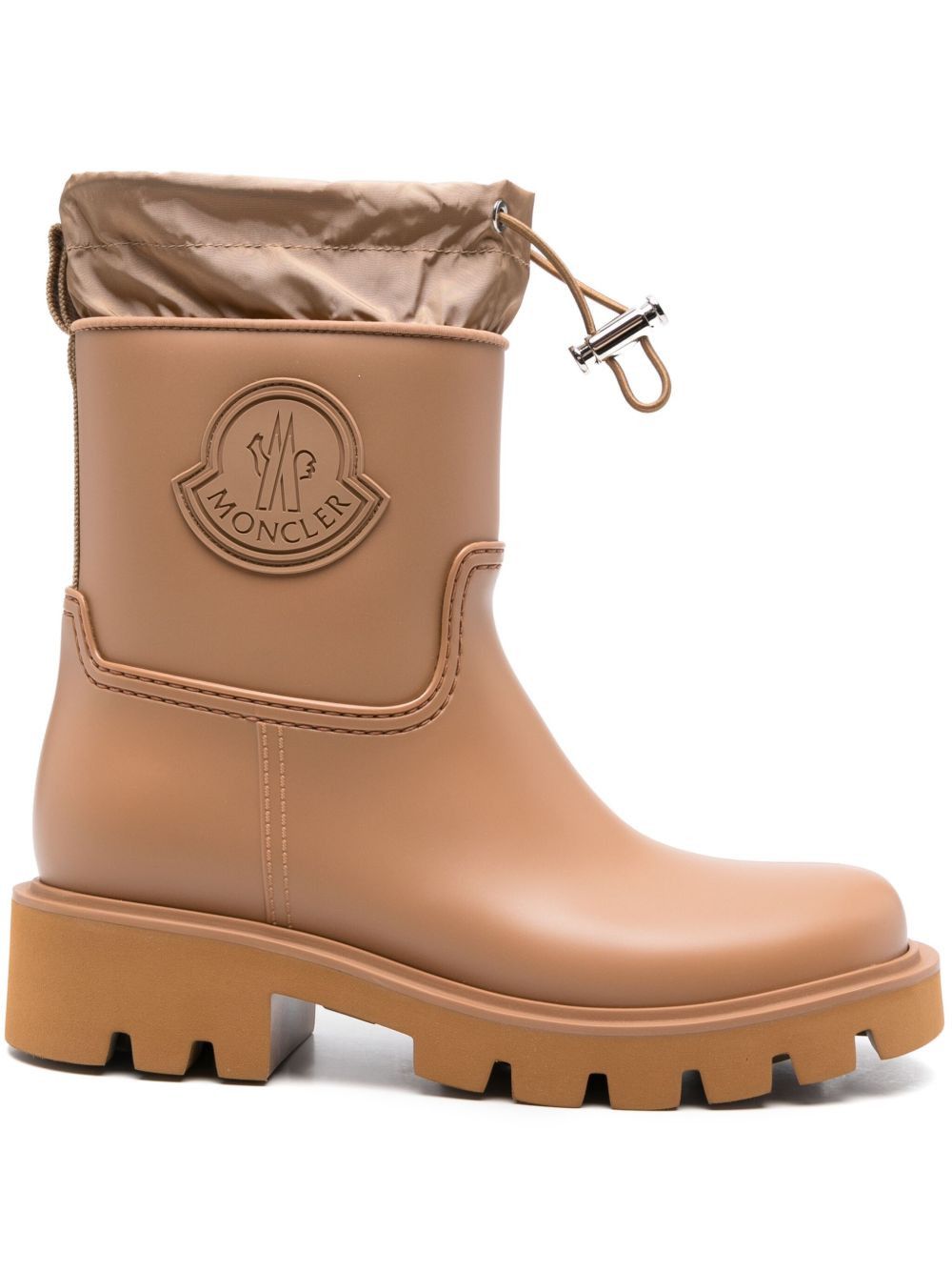 ブーツその他 Moncler Kickstream' Light Brown Pvc Rain Boots Moncler Kickstream' Light Brown Pvc Rain Boots | THE LIST