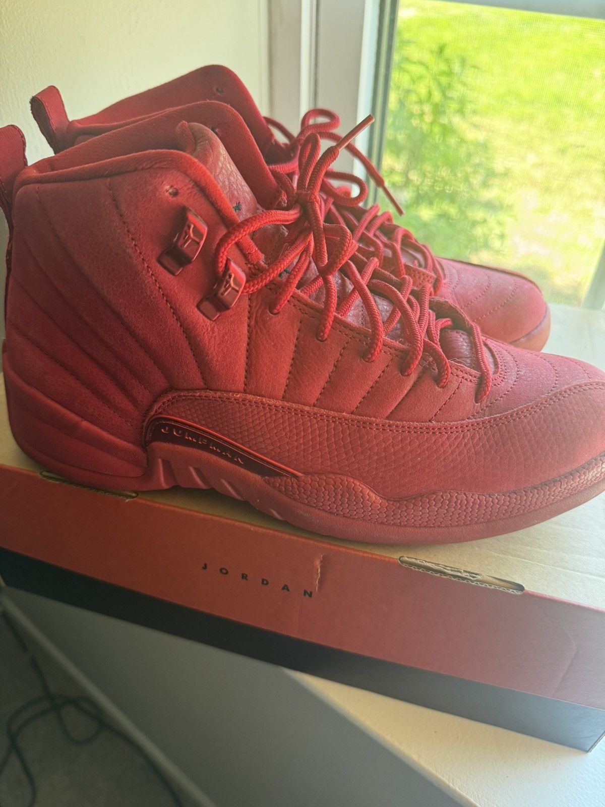 Jordan Brand Jordan 12 Gym Red Size US 9 / EU 42 - 7 Thumbnail