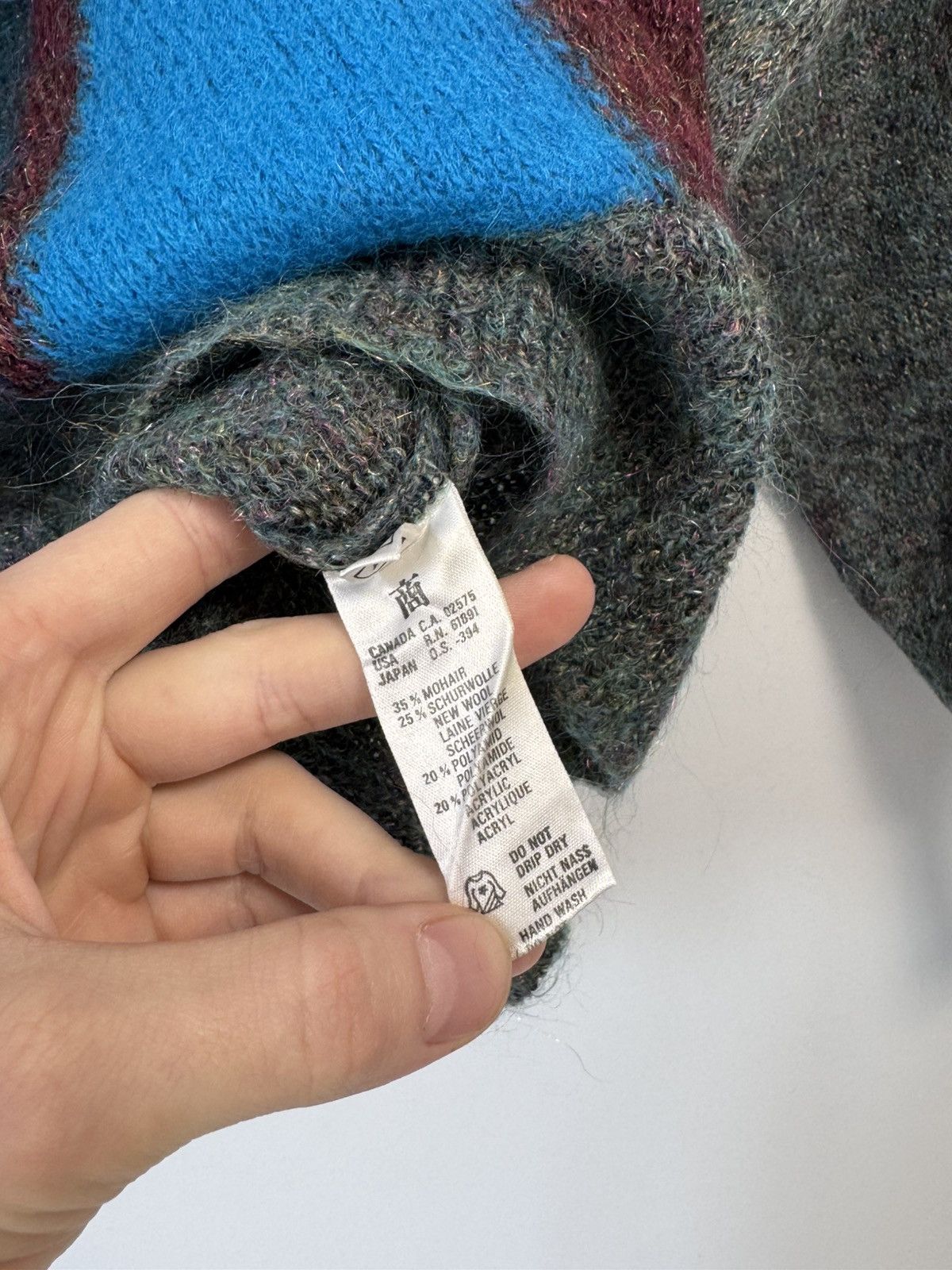 Escada Vintage Mohair Sweater Unique Escada Sweater Circa 1980's Size S / US 4 / IT 40 - 9 Thumbnail