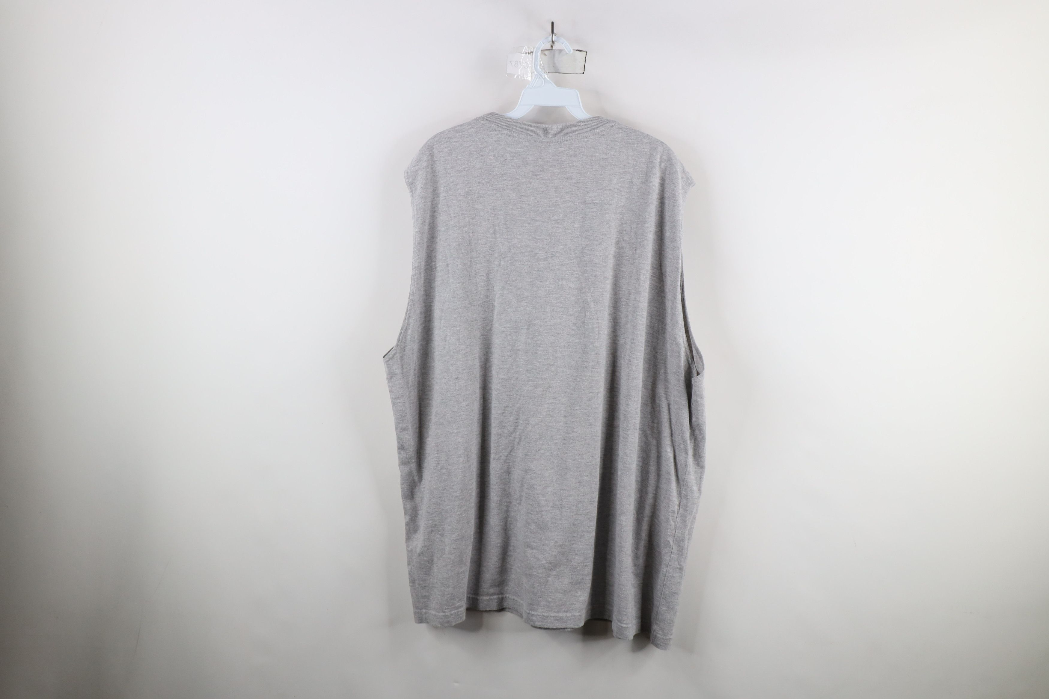Vintage Vintage 90s Streetwear Sleeveless Muscle T-Shirt Gray Size US XXL / EU 58 / 5 - 8 Thumbnail