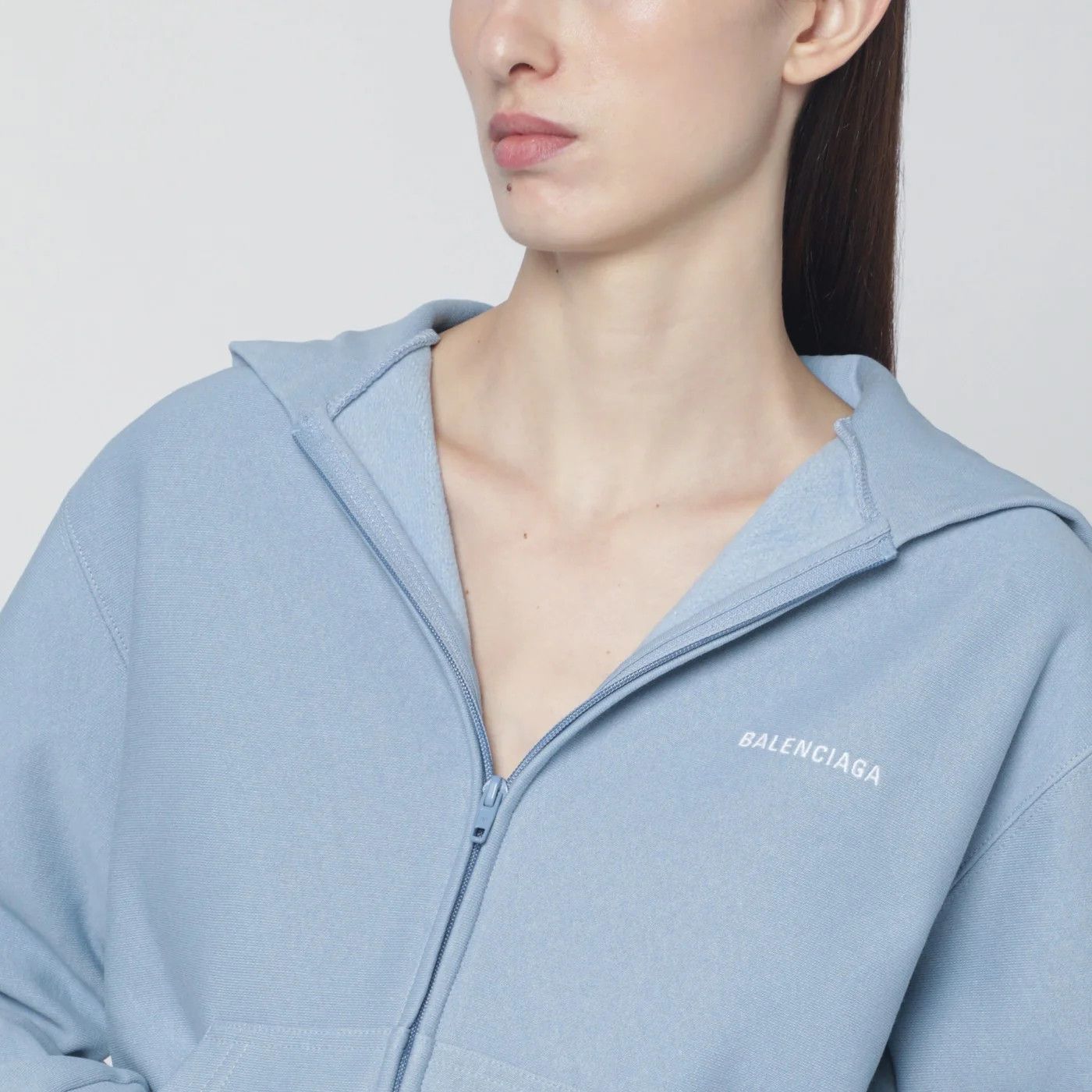 Balenciaga o1d2blof0426 Balenciaga Back Regular Fit Zip Hoodie Size S / US 4 / IT 40 - 4 Thumbnail
