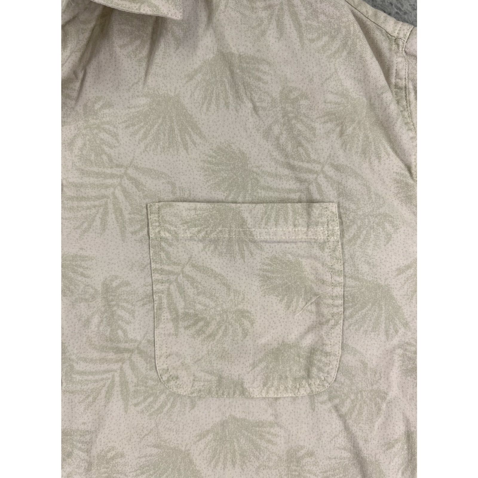 Nat Nast Nat Nast Shirt Mens XL Beige Palm All Over Print Silk Blend Button Up Size US XL / EU 56 / 4 - 6 Thumbnail