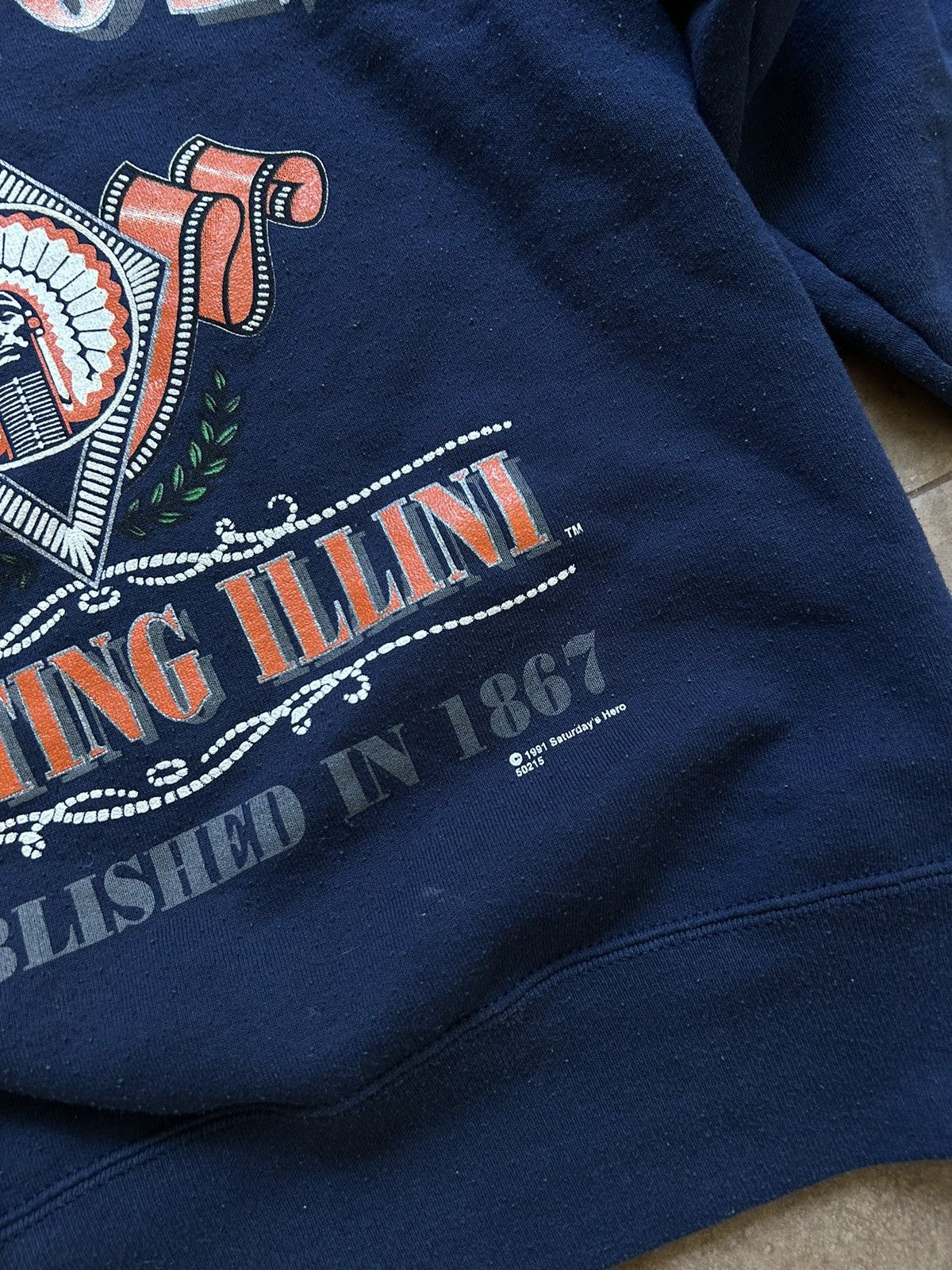 Vintage Vintage University of Illinois Sweatshirt Size US M / EU 48-50 / 2 - 5 Thumbnail