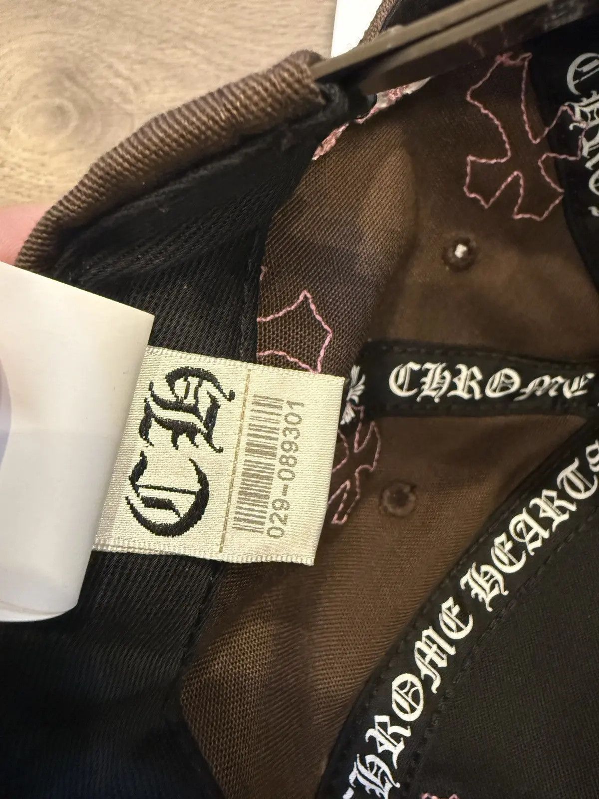 Chrome Hearts Chrome Hearts Brown/Pink Cross Patch Hat Size ONE SIZE - 7 Thumbnail