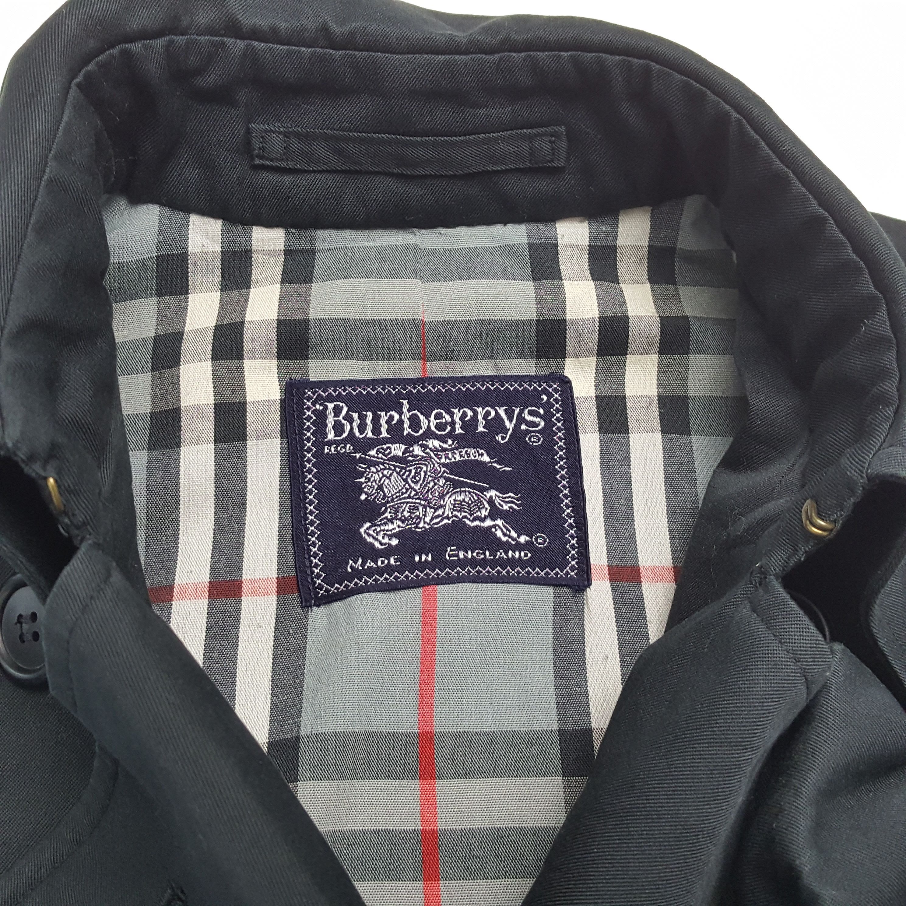 Burberry × Vintage Vintage BURBERRY LONDON Nova Check Trench Coat Jacket Size XXS / US 00 / IT 34 - 10 Thumbnail