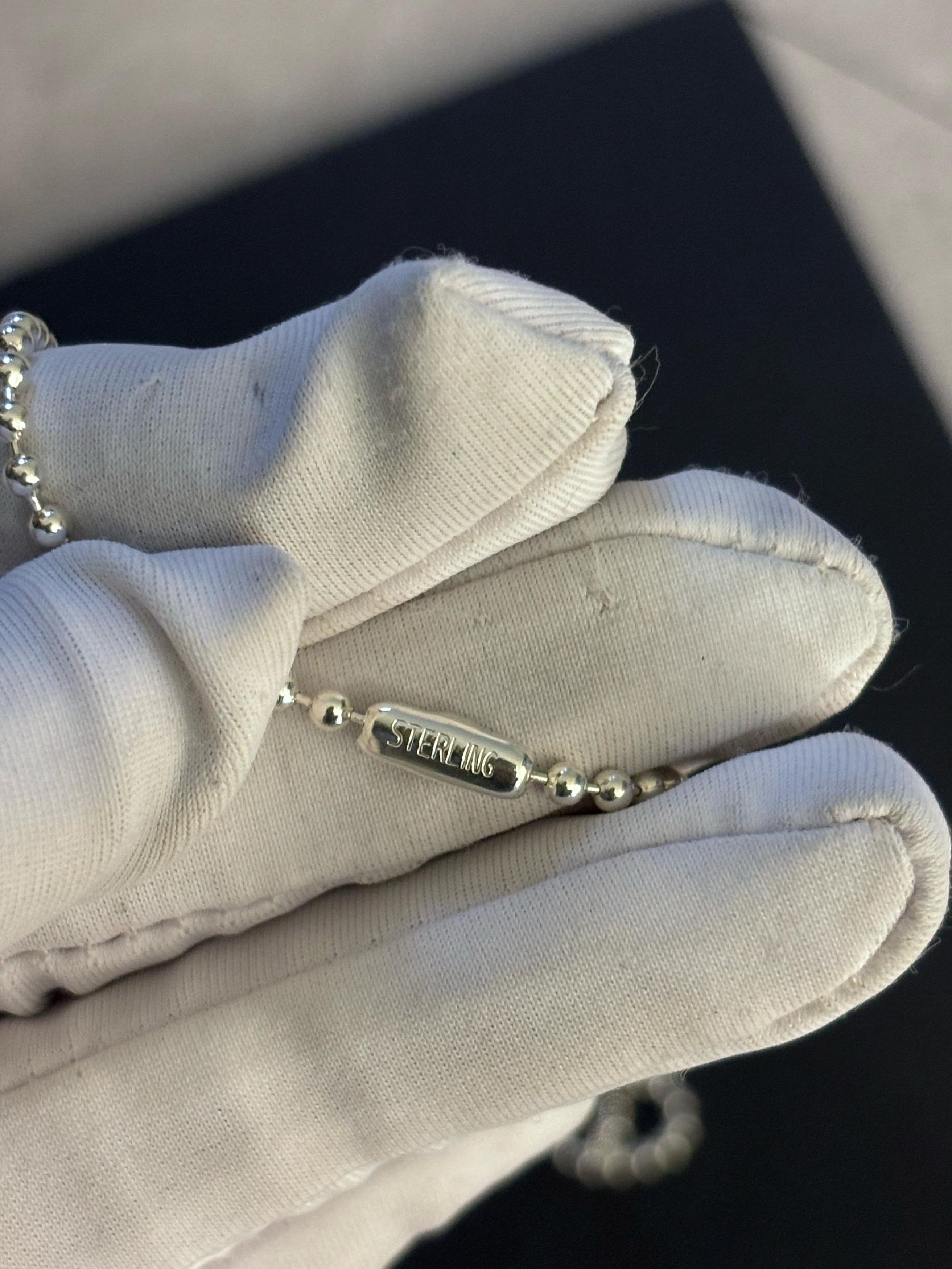 Chrome Hearts CHROME HEARTS Peace Sign Ball Chain Necklace Size ONE SIZE - 6 Thumbnail
