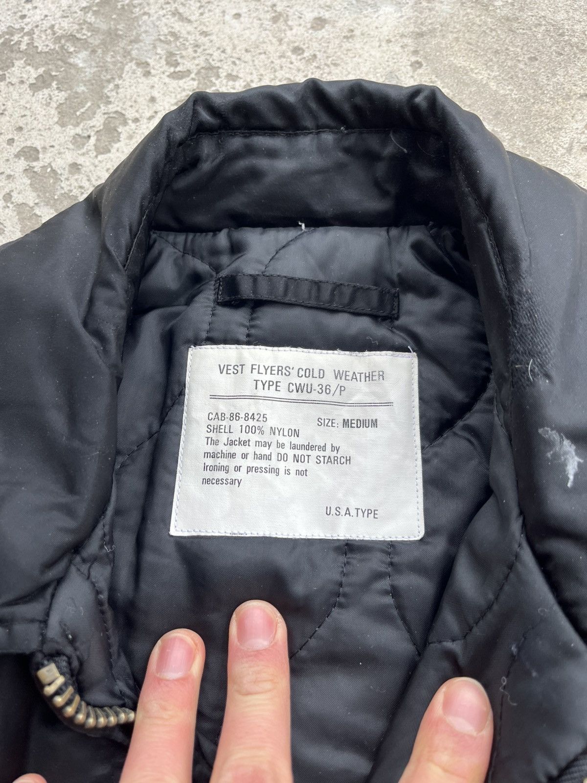 Alpha Industries × Japanese Brand Alpha Industries CWU-36/P Bomber Vest Flyers Cold Jacket Y2K Size US M / EU 48-50 / 2 - 4 Thumbnail