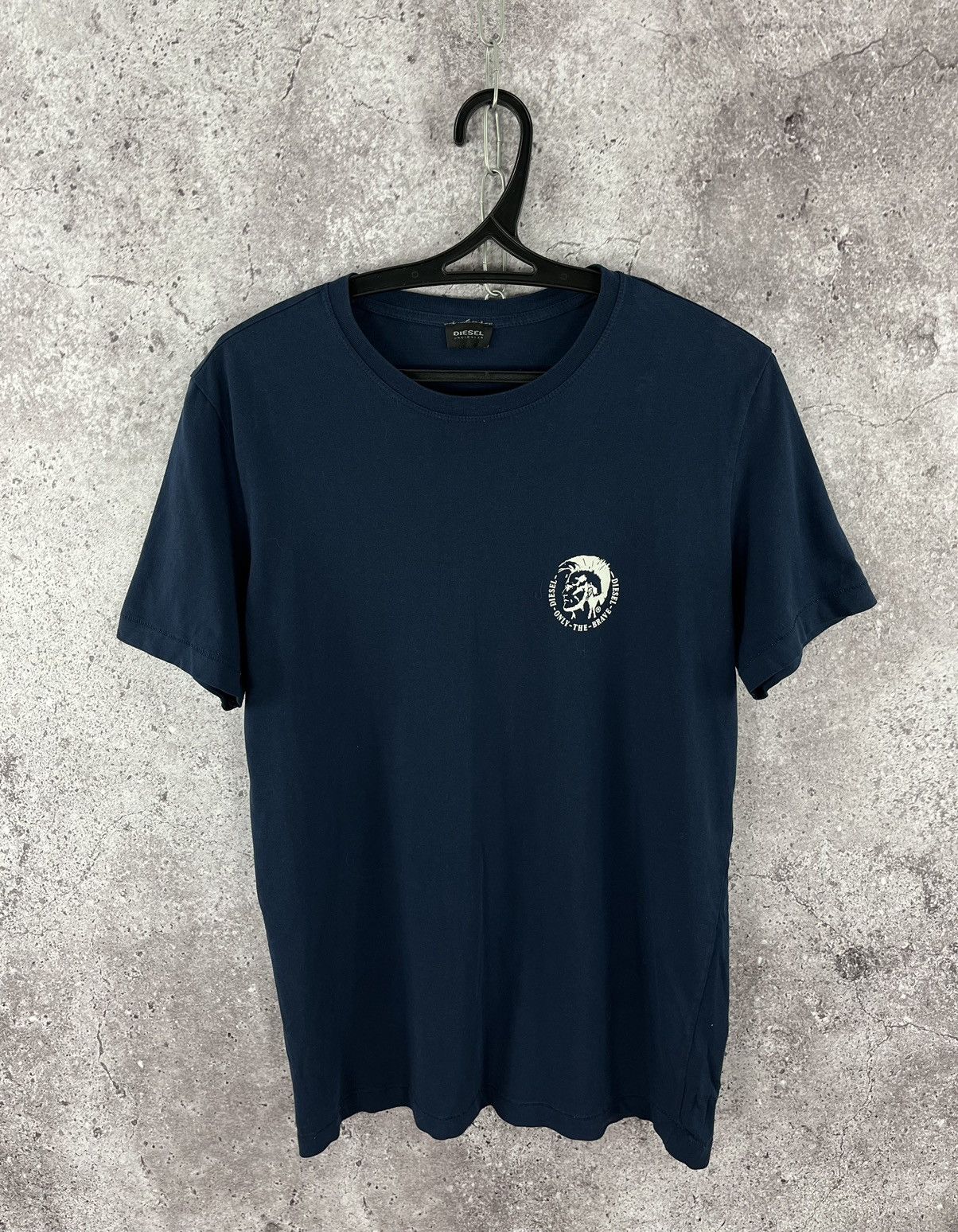 Diesel × Vintage Diesel Underwear T-Shirt Small Logo Navy Size L Size US L / EU 52-54 / 3 - 1 Thumbnail