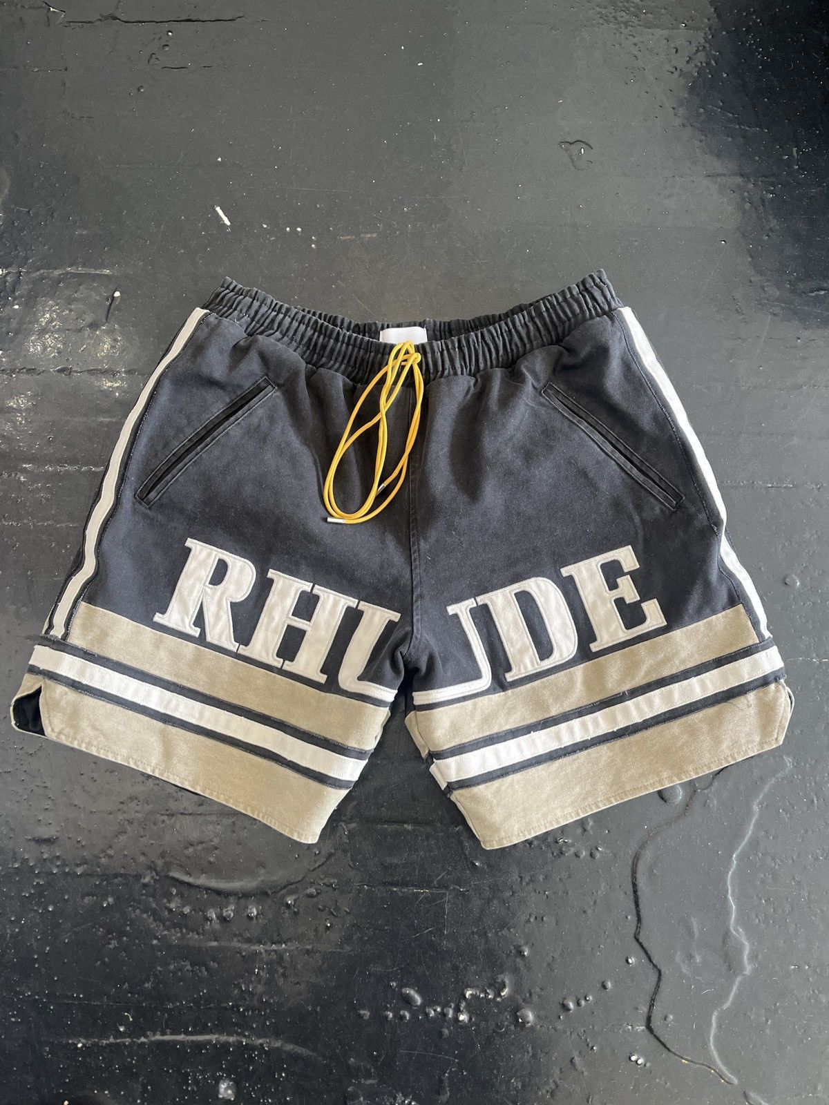 image of Rhude Shorts in Black, Men's (Size 36)