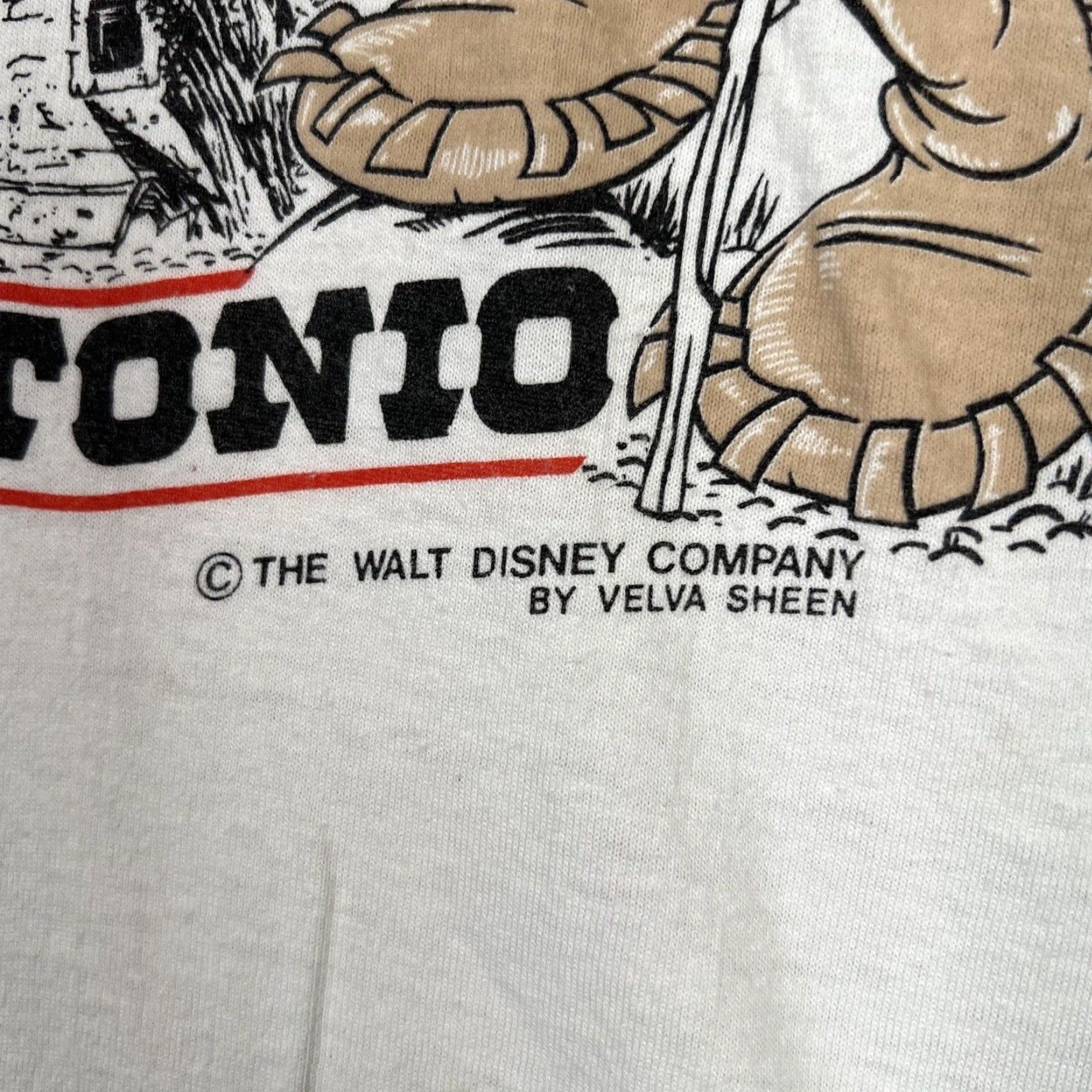 Velva Sheen VINTAGE Velva Sheen Mickey Mouse T-Shirt Adult XL White Crew Neck Short Sleeve Cotton Blend Men Disney Graphic 90s Merch Boys ? Size US XL / EU 56 / 4 - 5 Thumbnail