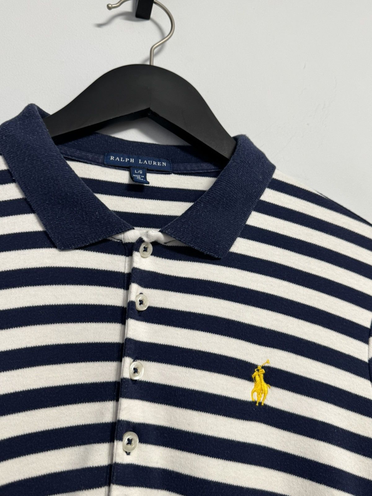 Ralph Lauren Ralph Lauren Striped Cotton Polo Dress Size L / US 10 / IT 46 - 7 Thumbnail