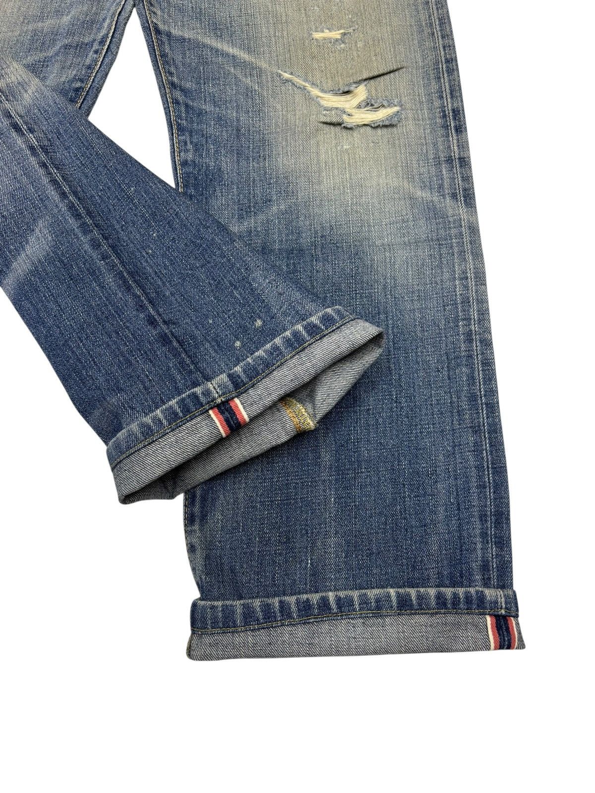 Kapital Edwin 505z Selvedge Denim Baggy Jeans Buckle Back Size US 33 - 8 Thumbnail
