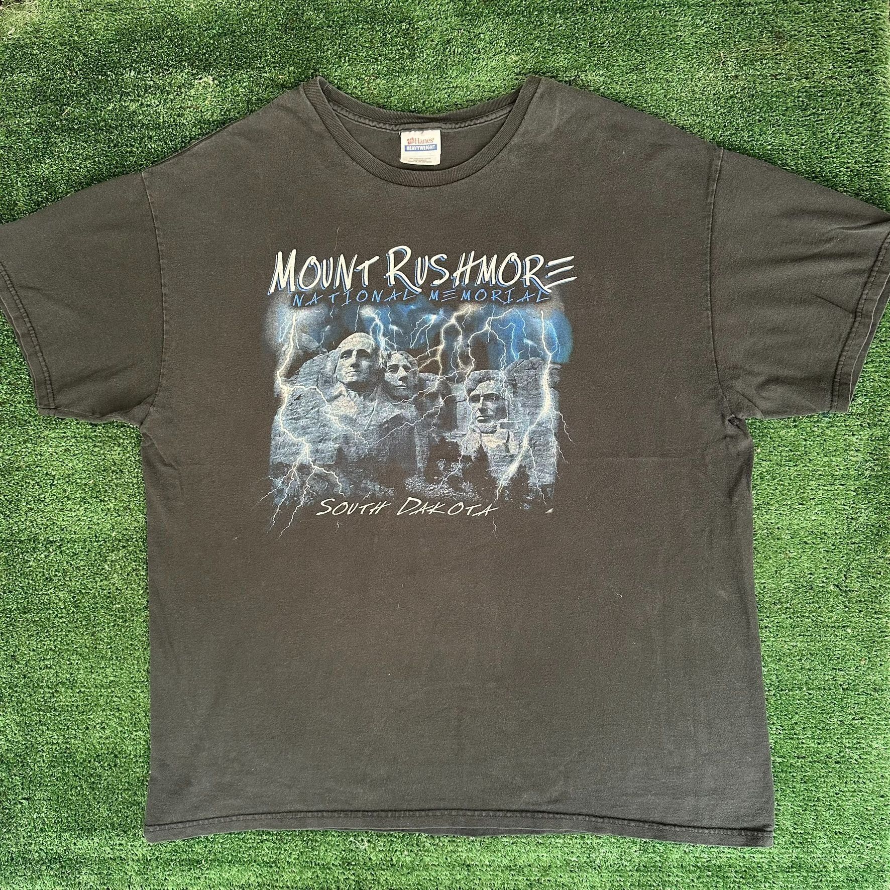 Vintage Vintage Y2K Mount Rushmore T-Shirt South Dakota Western Monu Size US XL / EU 56 / 4 - 1 Thumbnail