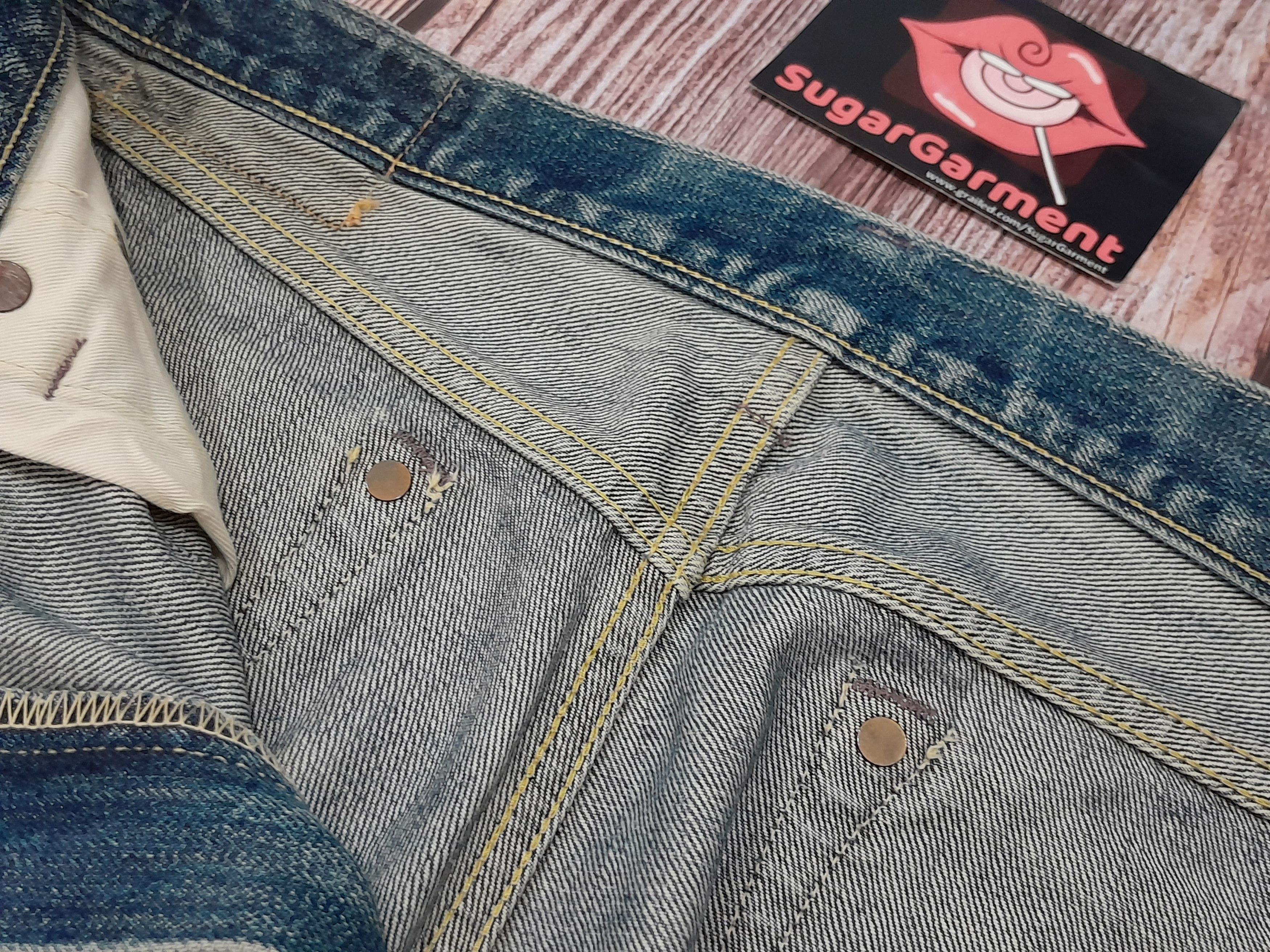 Japanese Brand KAPITAL jeans Selvedge Vintage Size US 33 - 10 Thumbnail