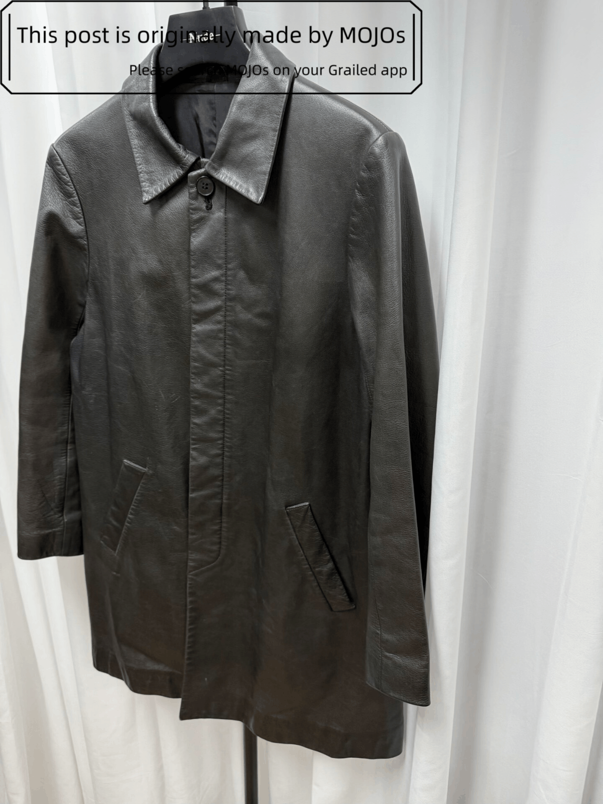 Yohji Yamamoto Yohji Yamamoto Y's BIS Leather Trench Coat mojos1756262 Size US M / EU 48-50 / 2 - 2 Thumbnail