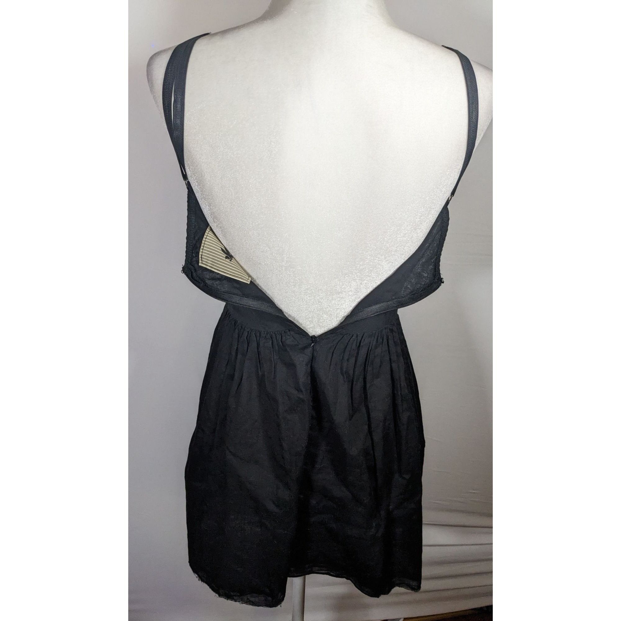 Free People One Teaspoon by Free People Black And Gold Beaded Mini Dress Size M / US 6-8 / IT 42-44 - 13 Thumbnail