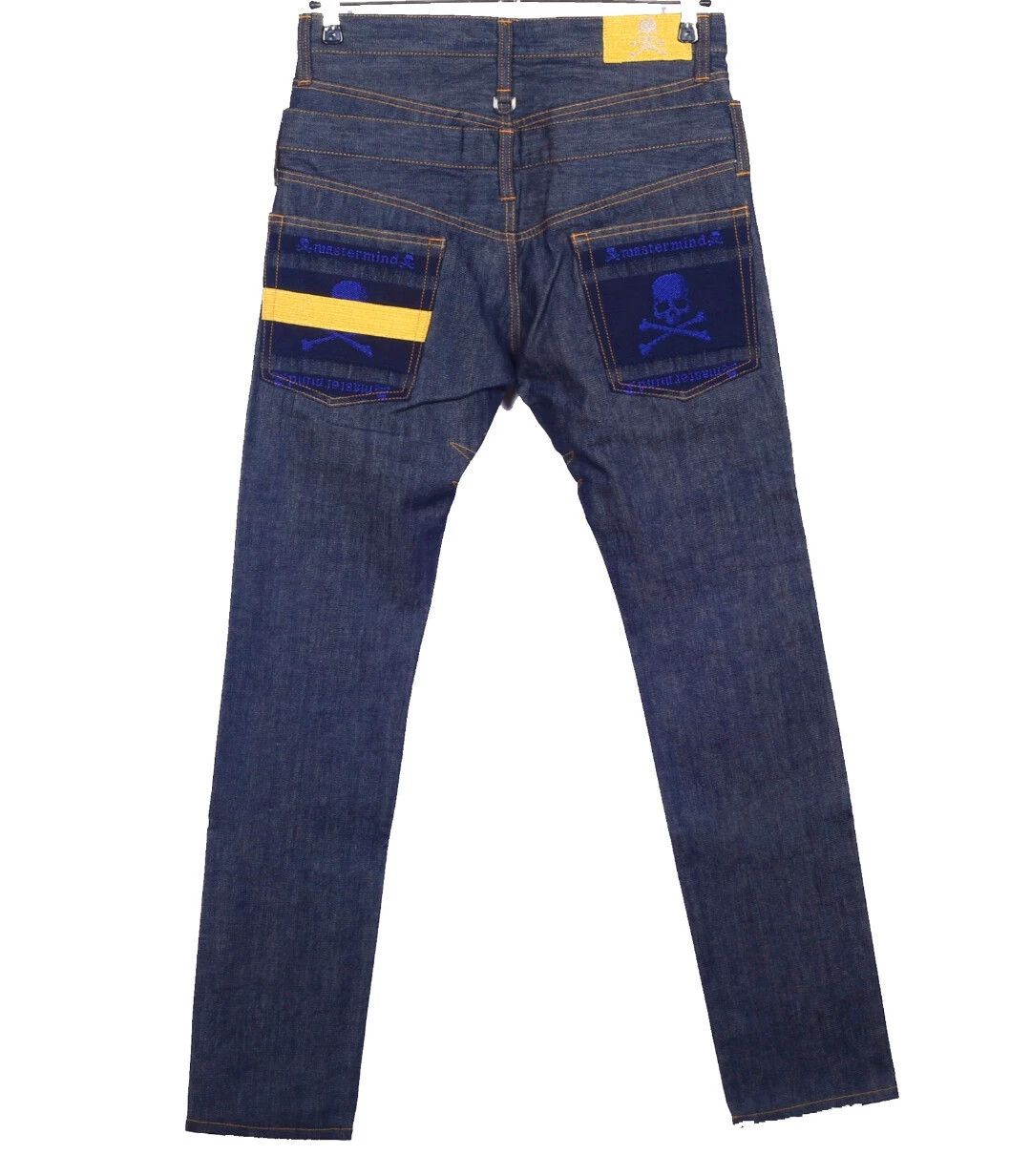 Mastermind Japan mmj 14ss high waist 606 blue one wash Isetan L jeans Size US 34 / EU 50 - 2 Thumbnail