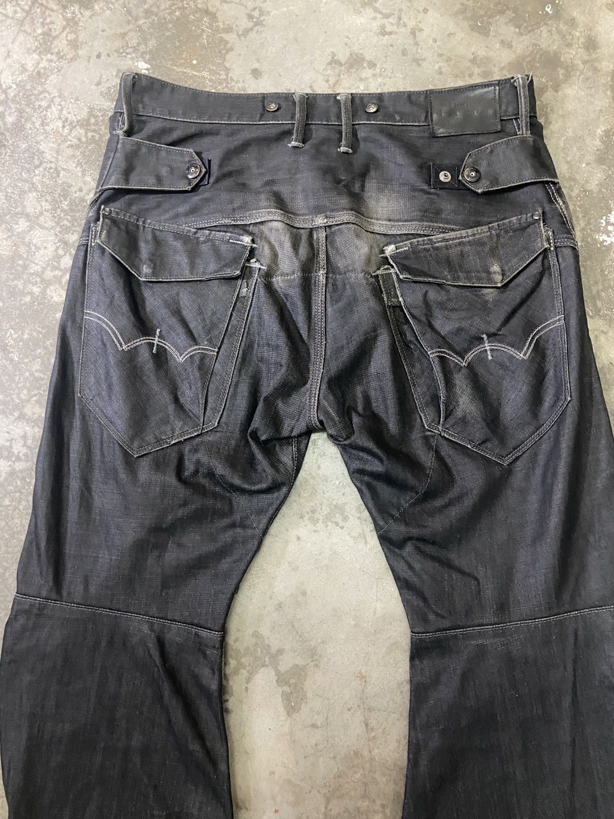 Edwin × Japanese Brand Edwin E-Function Type EF503 Banana Cut Denim Size US 34 / EU 50 - 12 Thumbnail