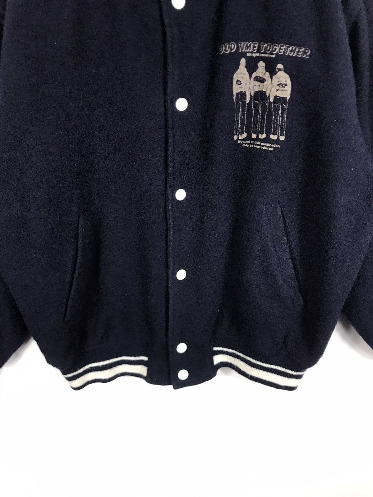 Vintage ⚡️Vintage Old Time Together Varsity Jacket Size US M / EU 48-50 / 2 - 5 Thumbnail