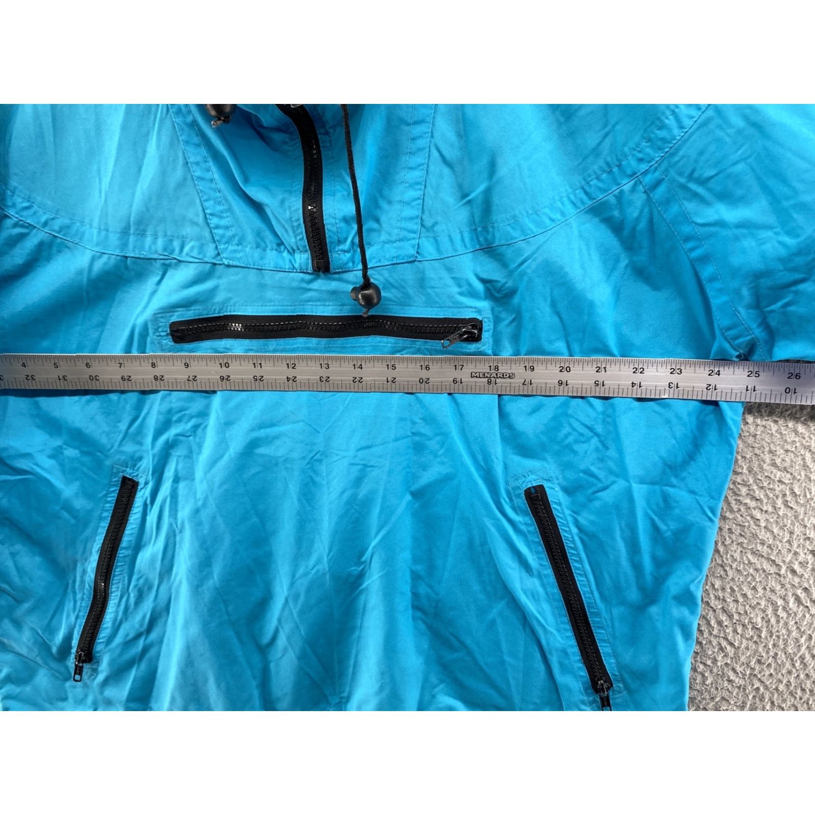 Vintage Vintage Peter J Windbreaker Surf Beach Blue Pullover Jacket Men’s SZ S Beach 90s 80s Geometric Nylon Zip Pockets Size US S / EU 44-46 / 1 - 4 Thumbnail