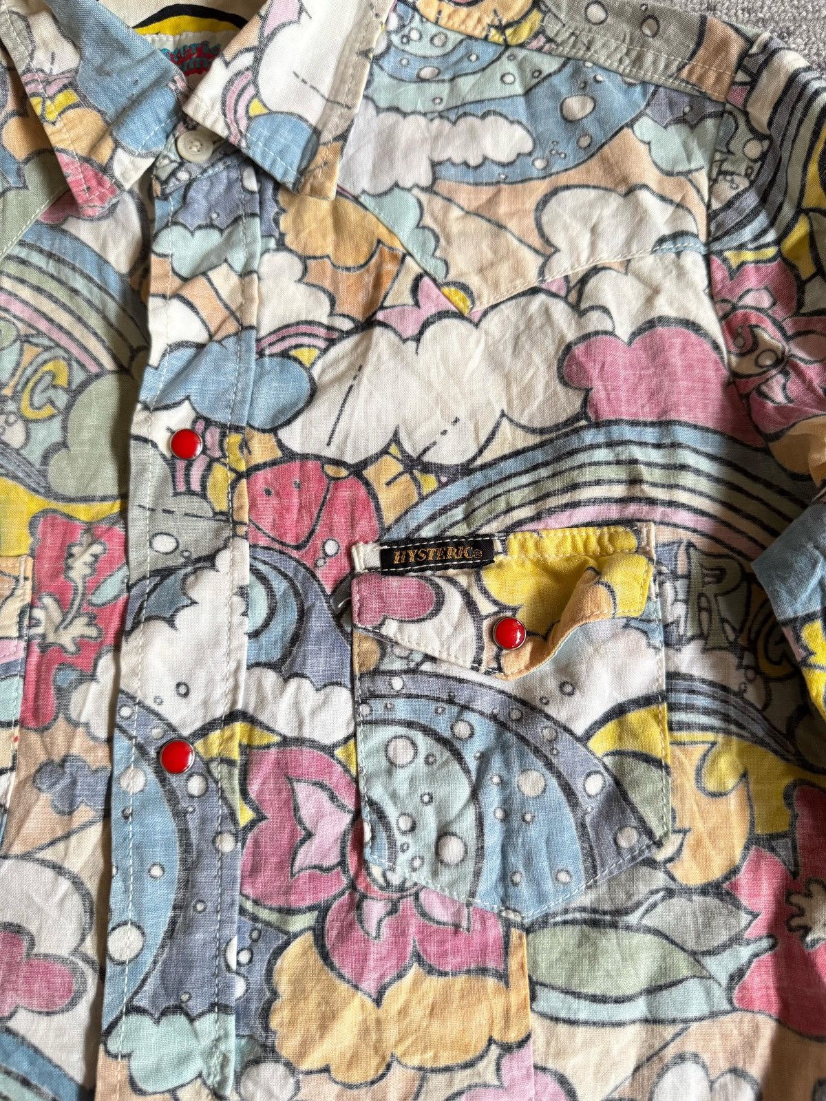 Hysteric Glamour × If Six Was Nine × Japanese Brand Y2k Hysteric mini button shirt Size XS / US 0-2 / IT 36-38 - 3 Thumbnail