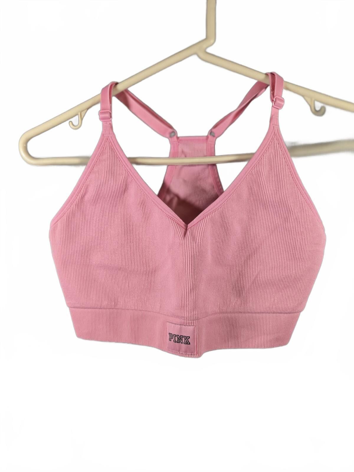 Other XL Victoria’s Secret PINK Ribbed Seamless Bralette barbiecor Size XL / US 12-14 / IT 48-50 - 2 Thumbnail