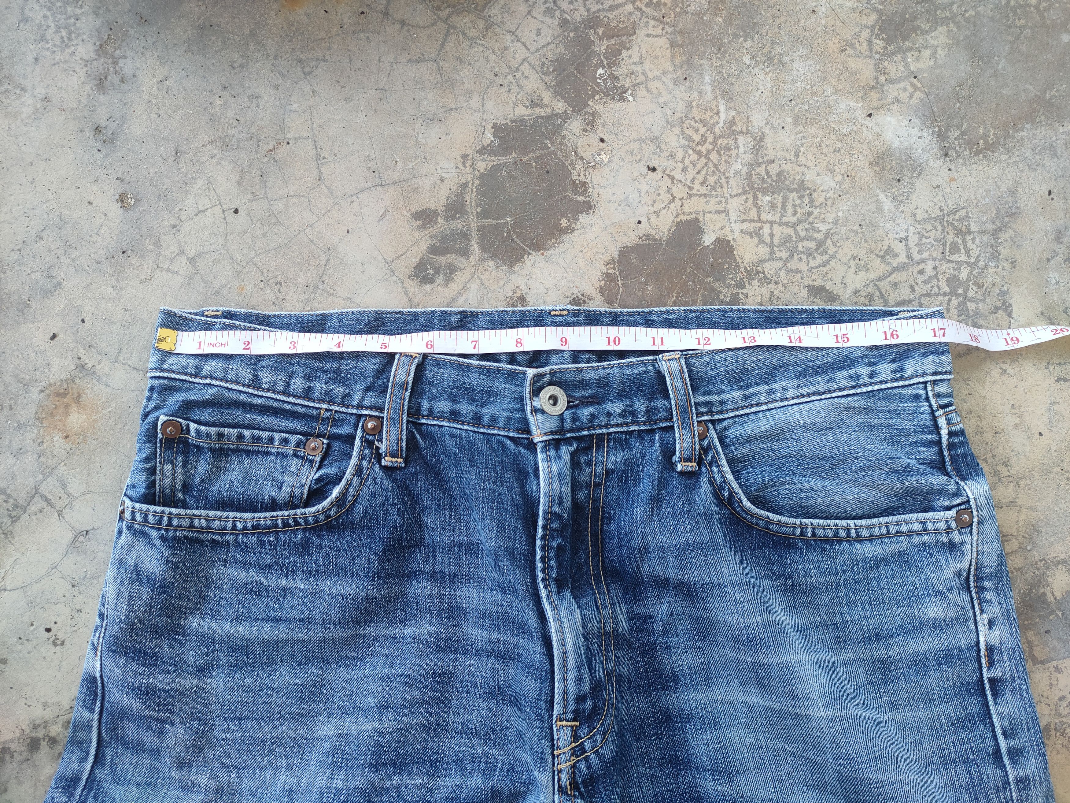 Japanese Brand W34 VINTAGE JAPANESE FADED RIPPED JEANS DENIM PANTS Size US 34 / EU 50 - 6 Thumbnail