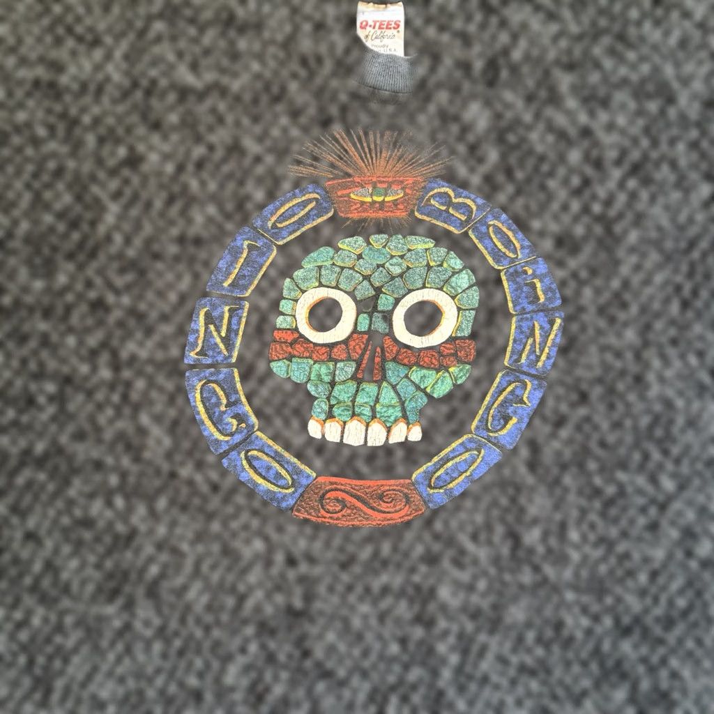 Devoa VINTAGE 1995 Oingo Boingo Dia De Los Muertos T Shirt XL Black Cotton Logo 90s Band Punk Rock Devo B-52s Mens Size US XL / EU 56 / 4 - 1 Thumbnail