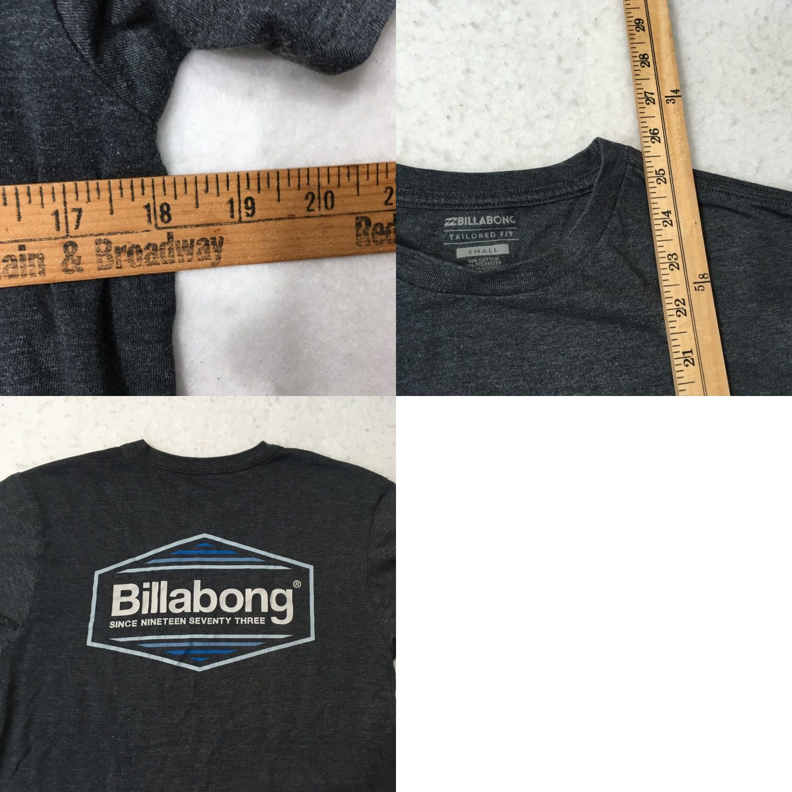 Billabong Billabong Shirt Mens S Blue Surfer T Shirt Size US S / EU 44-46 / 1 - 8 Thumbnail