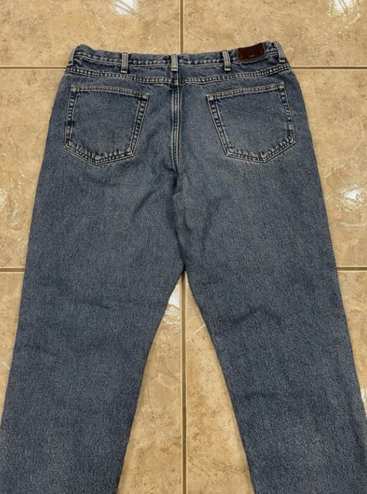 L.L. Bean L.L Bean Men's 40 X 32 in. Lined Flannel Jeans Size US 40 / EU 56 - 2 Thumbnail
