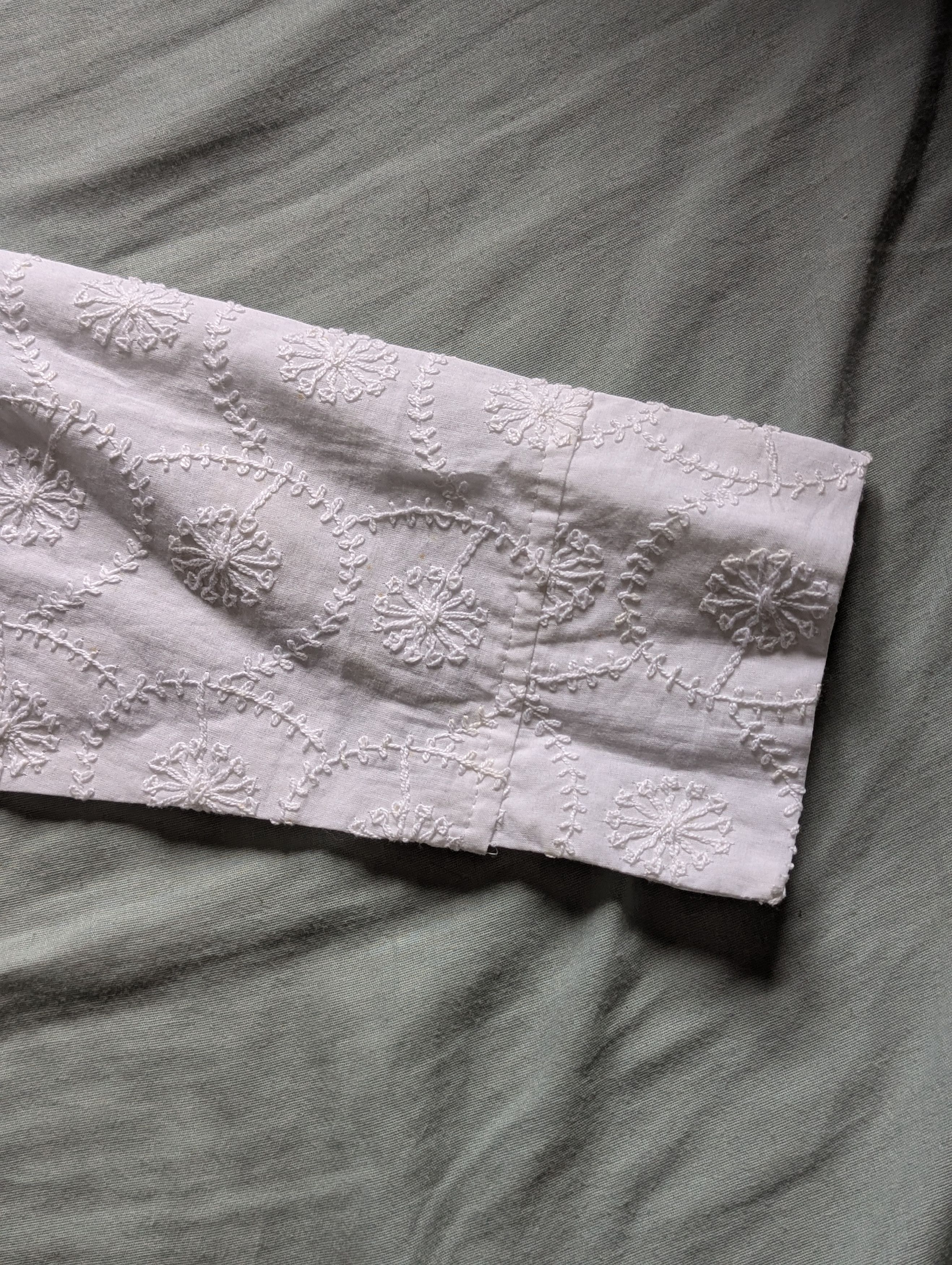 Other Cotton white thread embroidery Size M / US 6-8 / IT 42-44 - 7 Thumbnail