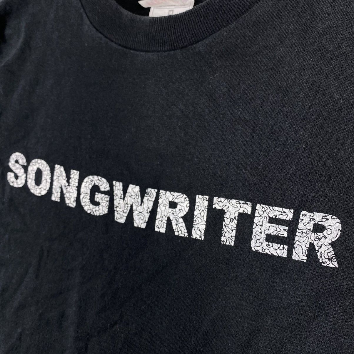 Band Tees × Vintage Vintage 90's SONGWRITER Tee Shirt Takuya Kimura Thom Yorke Size US M / EU 48-50 / 2 - 5 Thumbnail